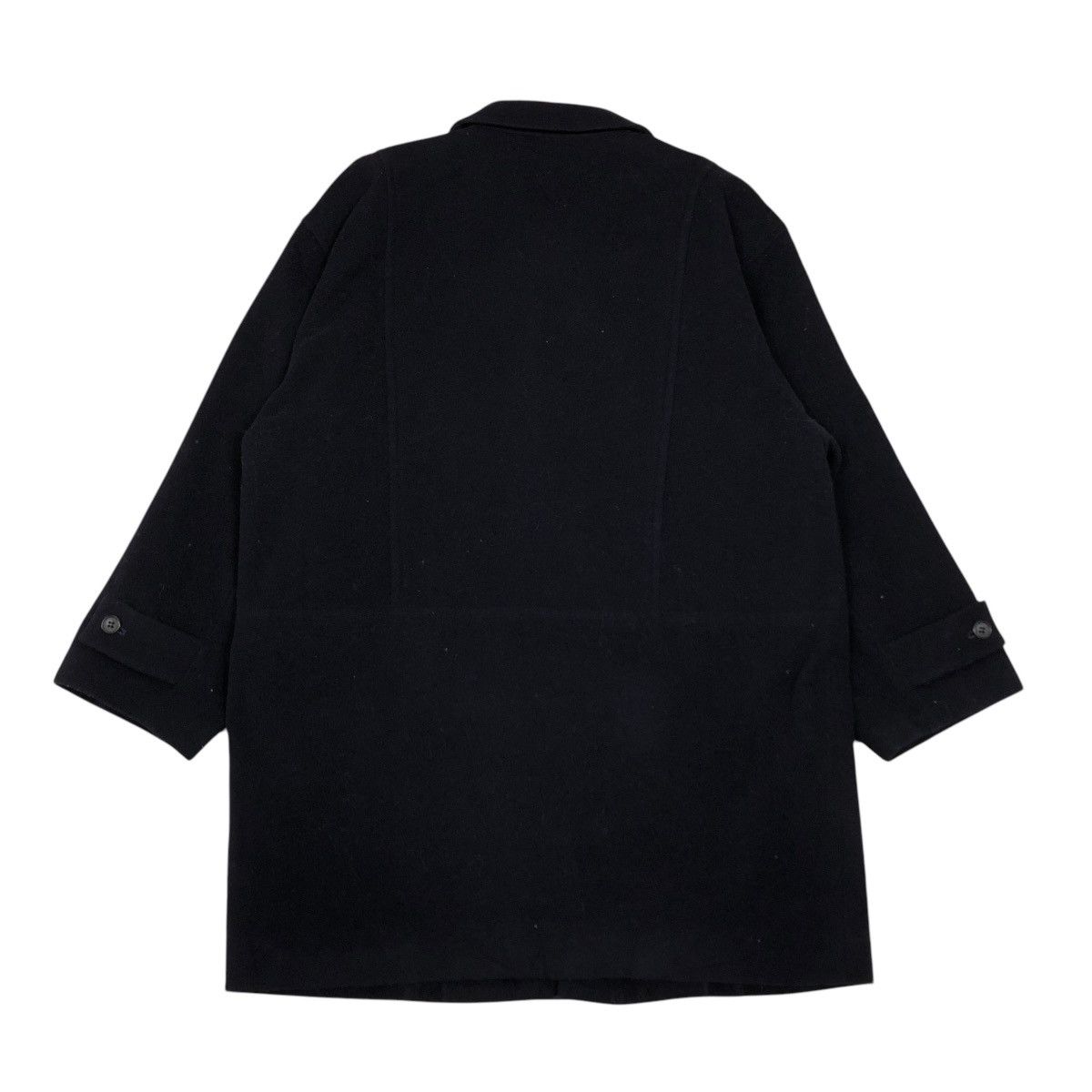 Japanese Brand 🔥RICH BLACK VINTAGE WOOL JACKET TRANS WORK ISSEY MIYAKE Size US M / EU 48-50 / 2 - 2 Thumbnail