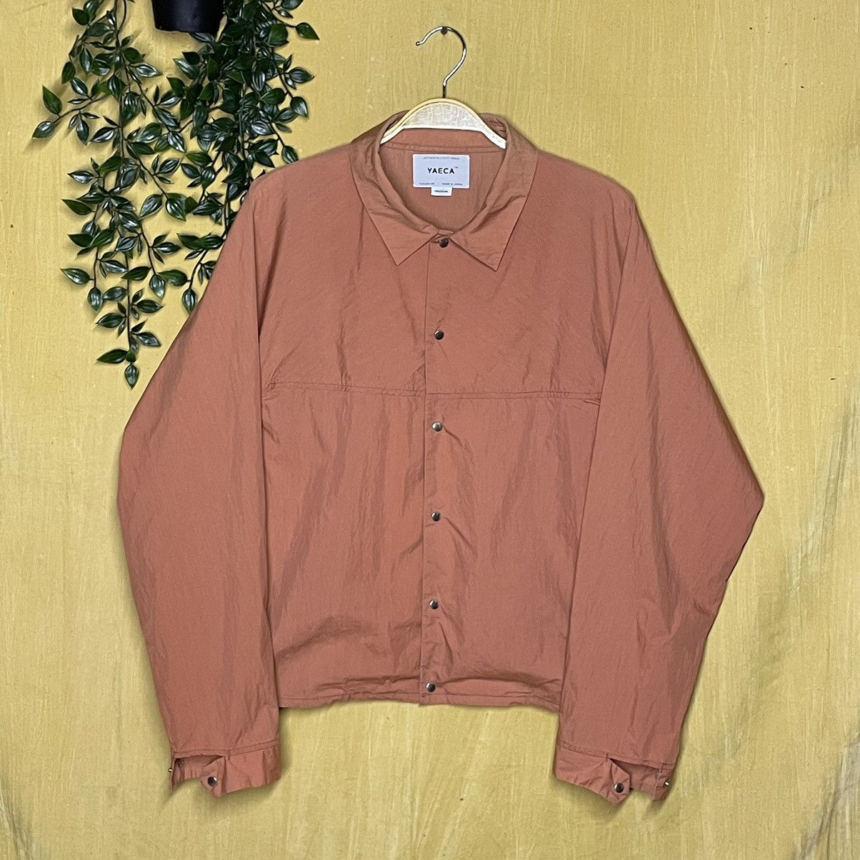 Japanese Brand × Vintage × YAECA Vintage Yaeca Orange Khakis Jacket Size US M / EU 48-50 / 2 - 1 Thumbnail