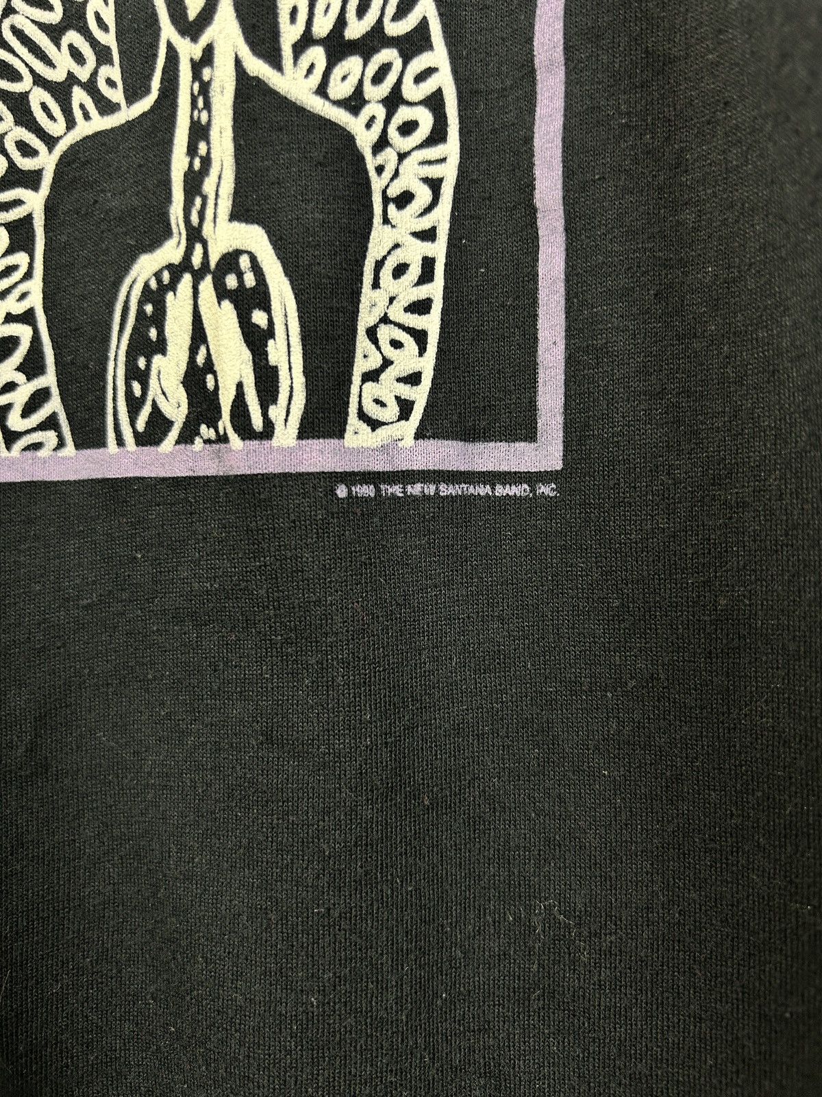 Band Tees 90s Carlos Santana 1990 Tour Single Stitch T-Shirt Size US M / EU 48-50 / 2 - 3 Thumbnail
