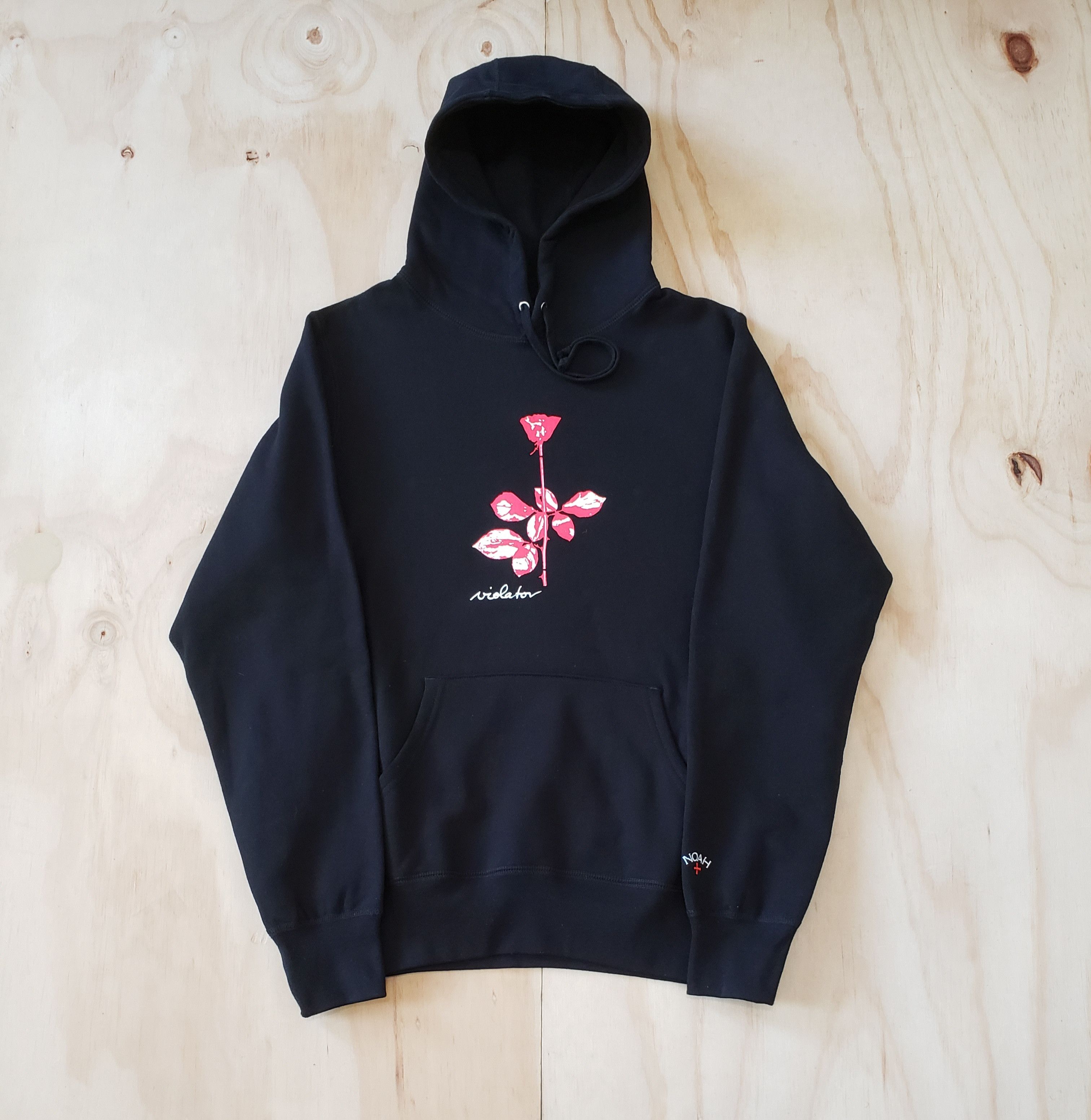 image of Hype x Noah Nyc Depeche Mode Violator Hoodie in Black, Men's (Size Medium)