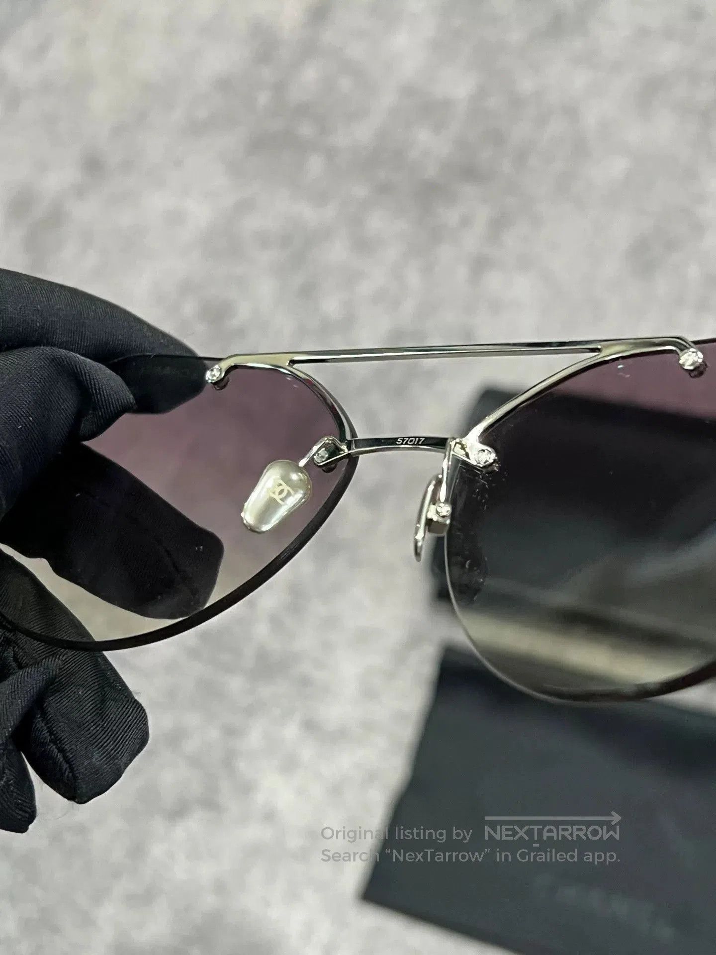 Chanel Chanel Gradient Sunglasses. Size ONE SIZE - 8 Thumbnail