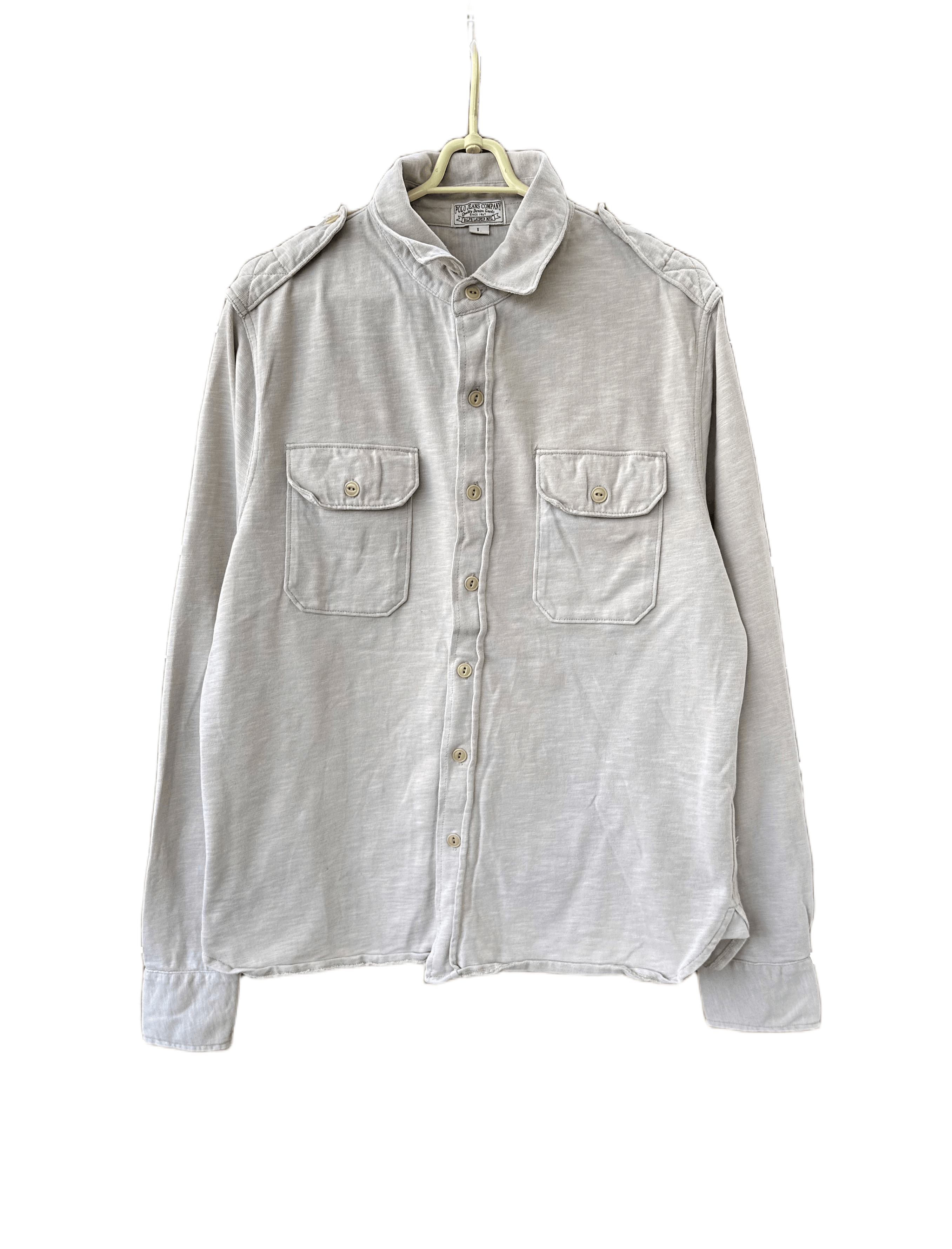 Ralph Lauren × Vintage Vintage Ralph Lauren polo jeans thick shirt Size US L / EU 52-54 / 3 - 2 Thumbnail