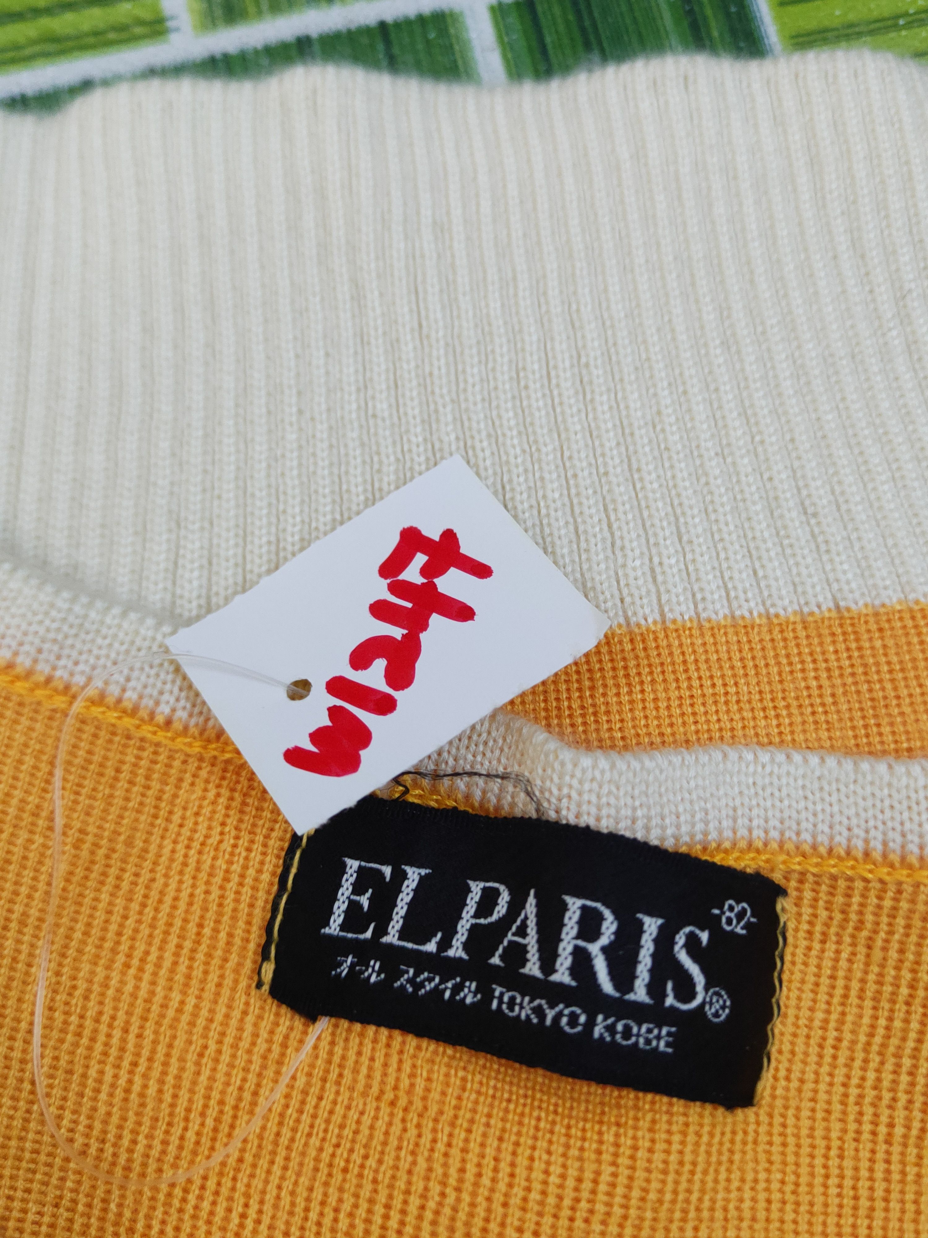 Homespun Knitwear × Japanese Brand × Vintage ElParis vintage Yellow Knitwear Sweatshirts #W1247 Size S / US 4 / IT 40 - 12 Thumbnail