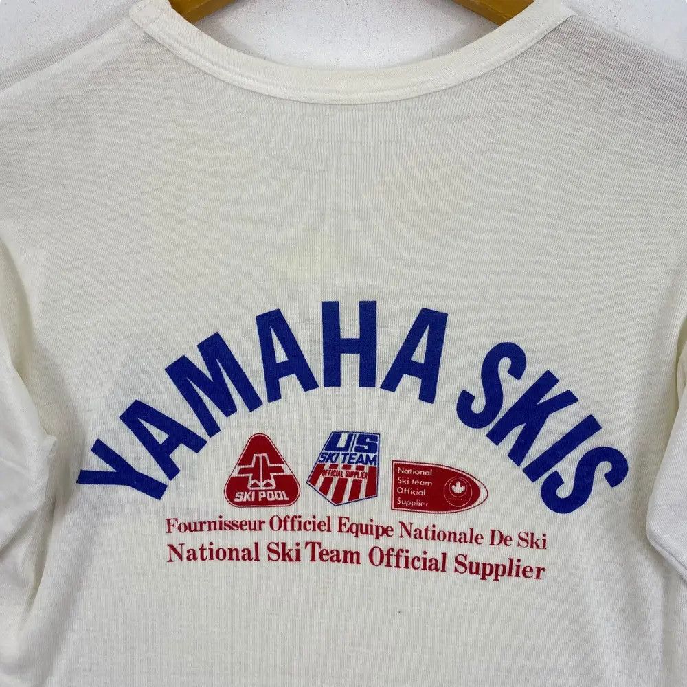Vintage Vintage 80's YAMAHA SKI TEAM Us National Ski Team Tee Shirt Size US S / EU 44-46 / 1 - 5 Thumbnail