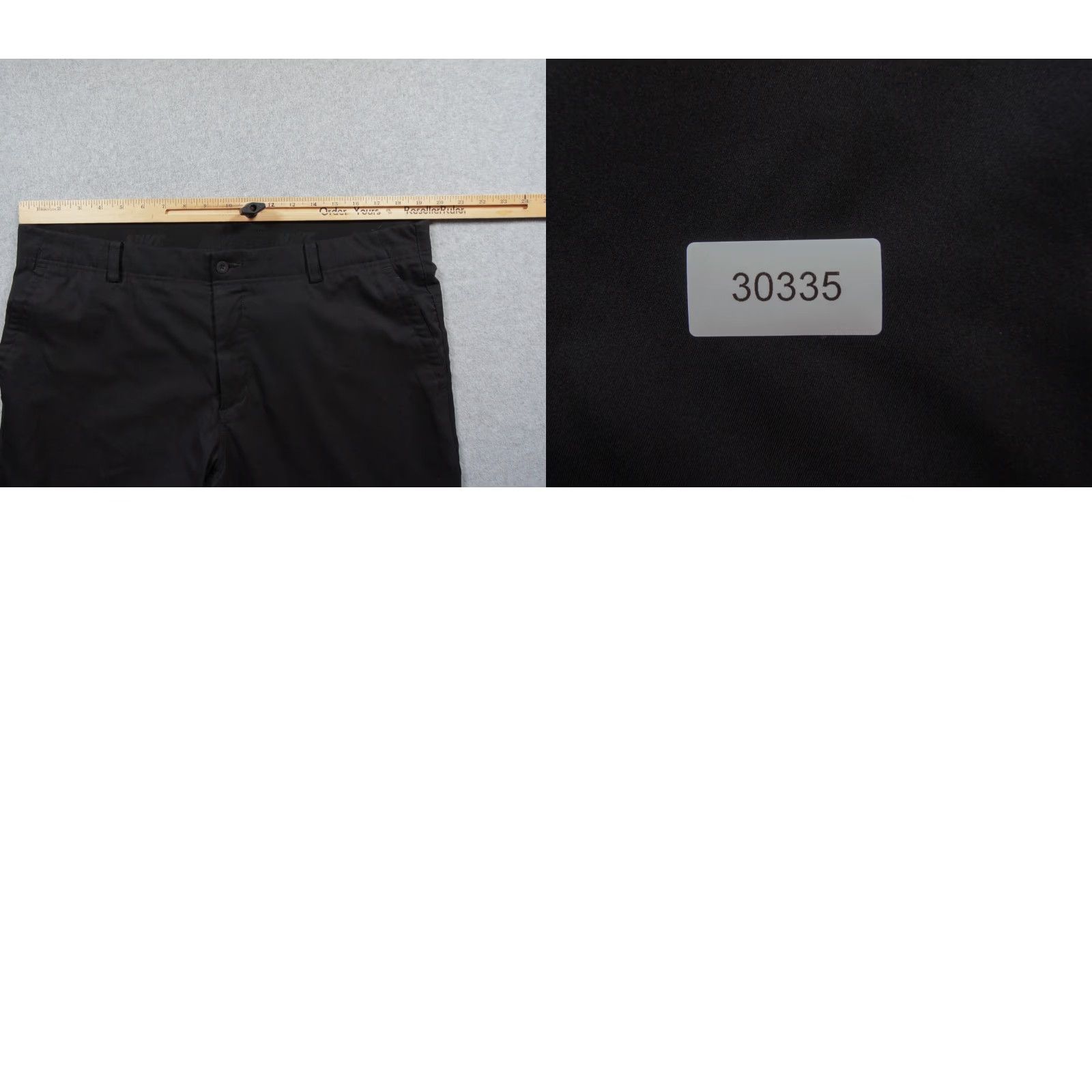 Nike VINTAGE? No. Nike Pants Mens 38x32 Black Chino Golf Dri Fit Straight Leg Lightweight Swoosh Size US 38 / EU 54 - 9 Thumbnail