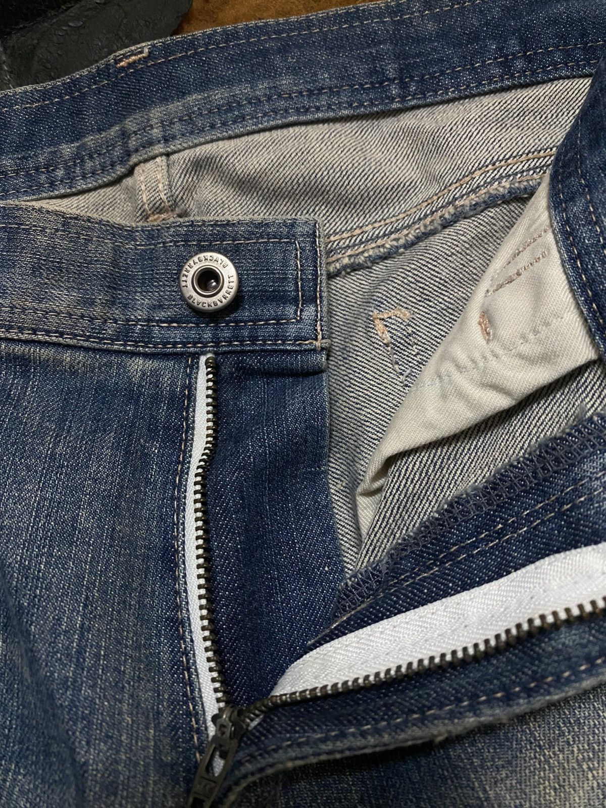 Neil Barrett Black Barret By Neil Barrett Distressed Full Honeycomb Jeans Size US 32 / EU 48 - 8 Thumbnail