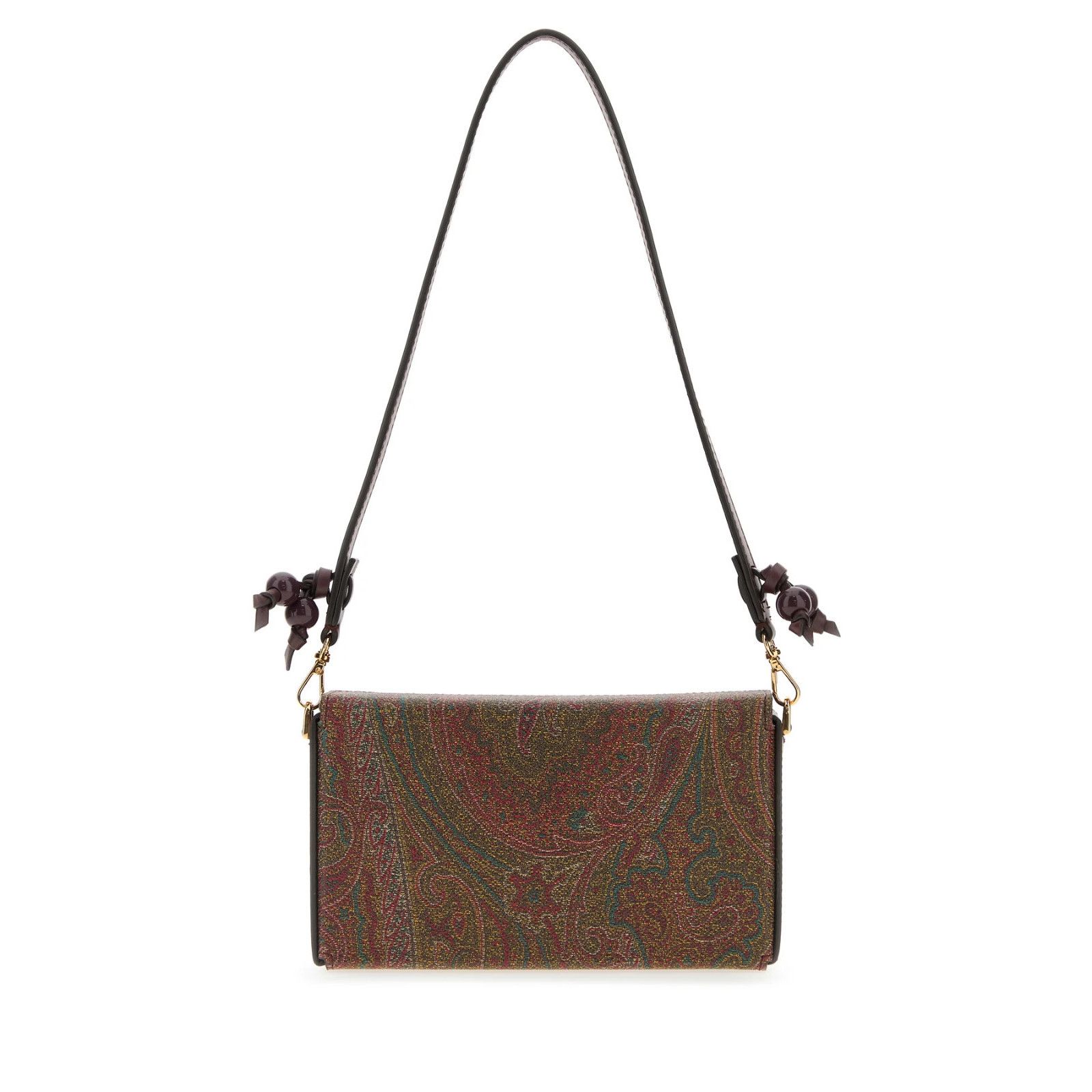 Etro ETRO Arnica Brown Canvas Shoulder Bag New Size ONE SIZE - 3 Thumbnail
