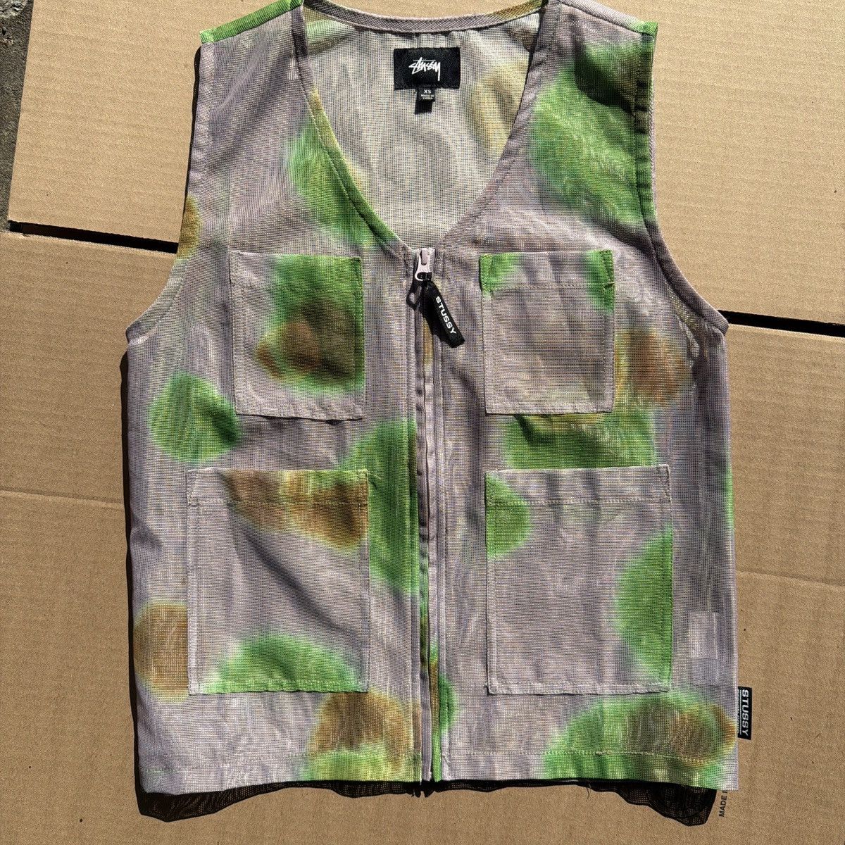 Stussy Stussy sheer mesh vest Size XS / US 0-2 / IT 36-38 - 1 Thumbnail