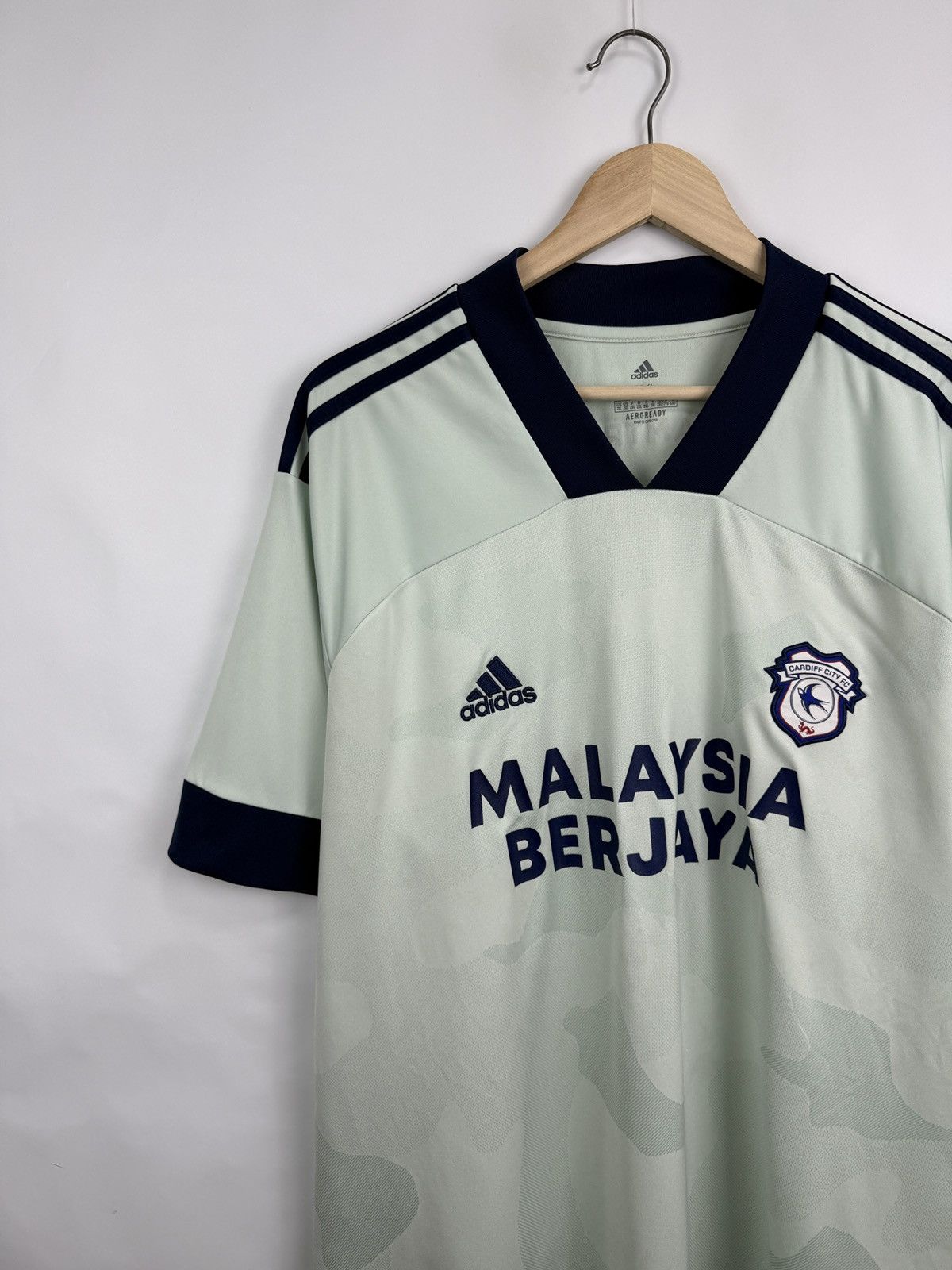 Adidas 🇬🇧 2022/2021 Adidas Cardiff City Fc Away Kit Soccer Jersey Size US XXL / EU 58 / 5 - 3 Thumbnail