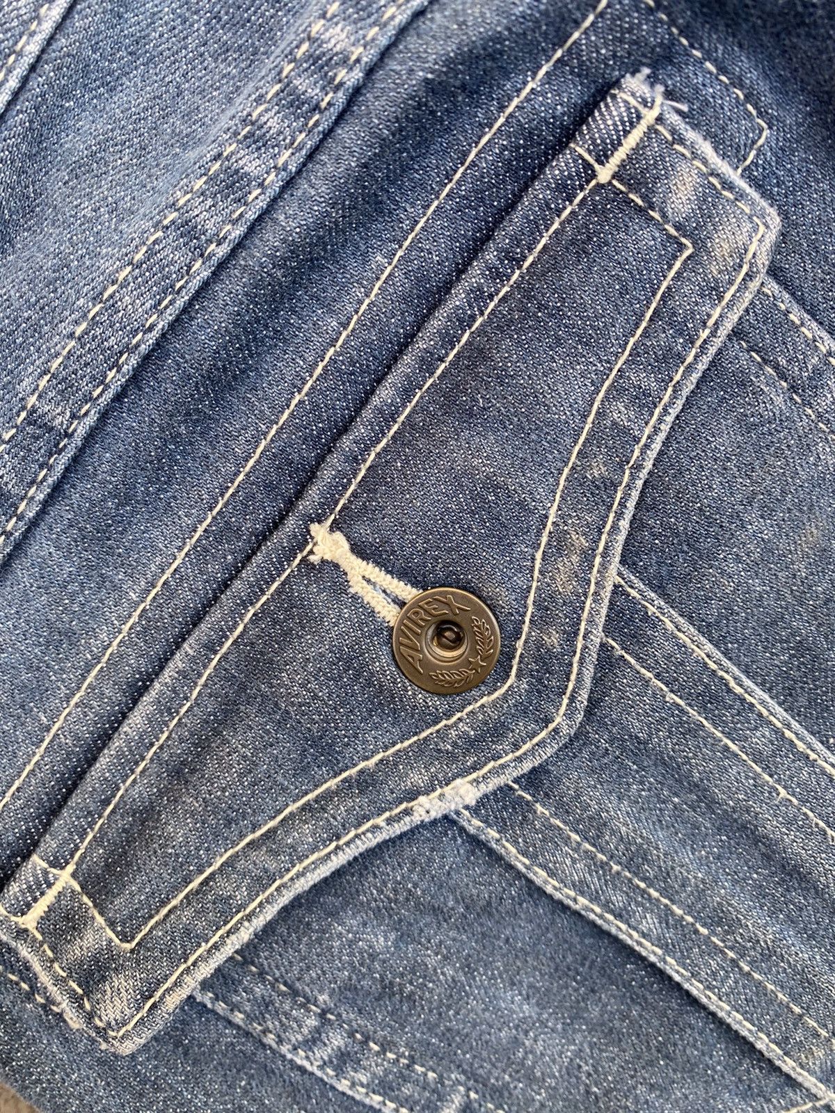 Avirex Avirex Overall Denim Backhit Size US 31 - 20 Thumbnail