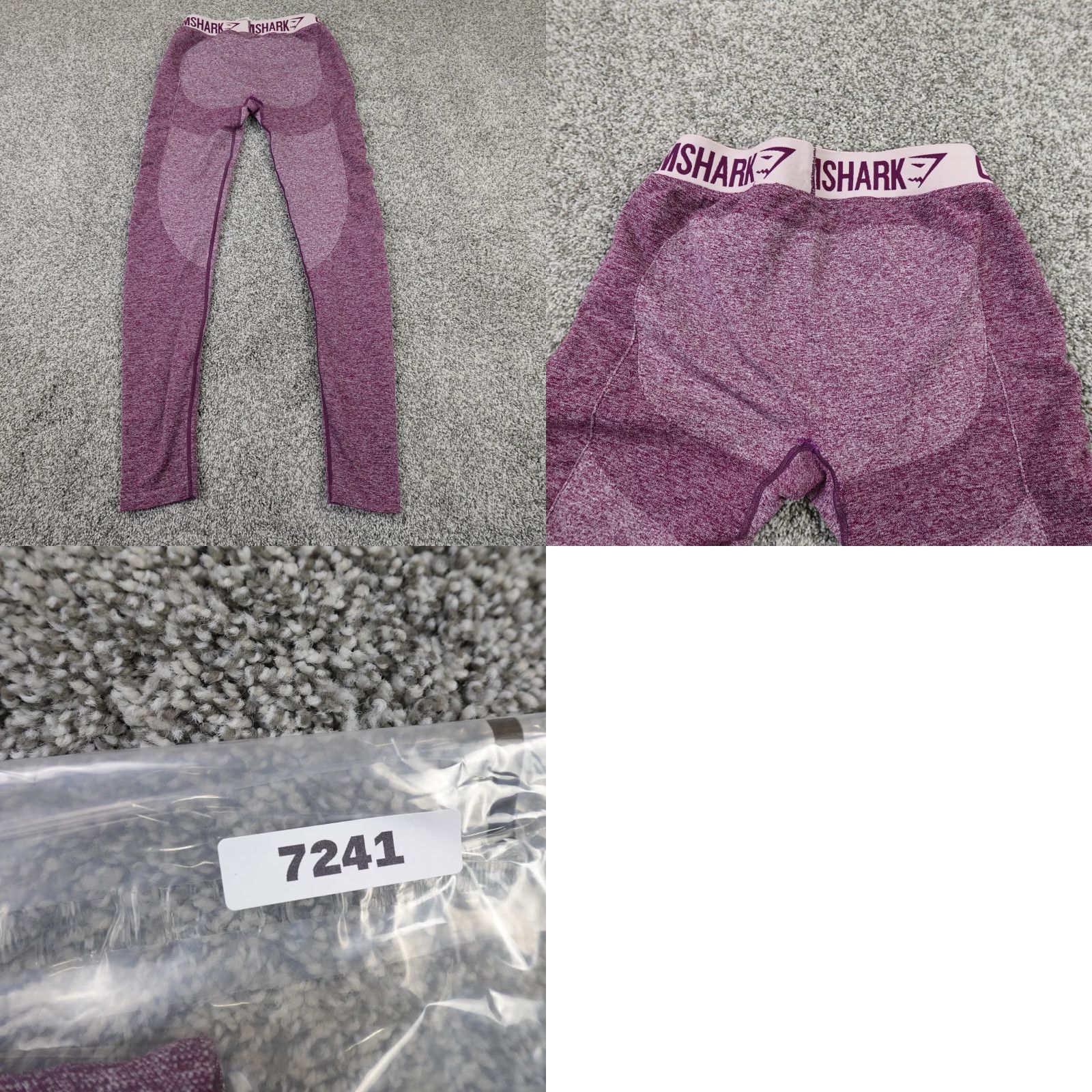 Gymshark Gymshark Leggings Womens M Purple Yoga Pants Gym Tight Workout Athletic Stretch Size 26" / US 2 / IT 38 - 8 Thumbnail