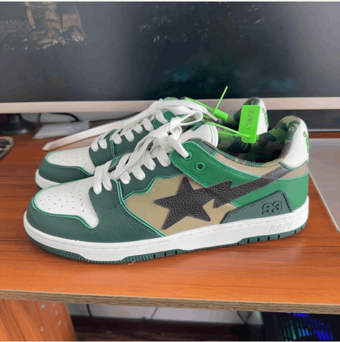 Bape Bape Low-Top Sneakers Size US 13 / EU 46 - 1 Thumbnail