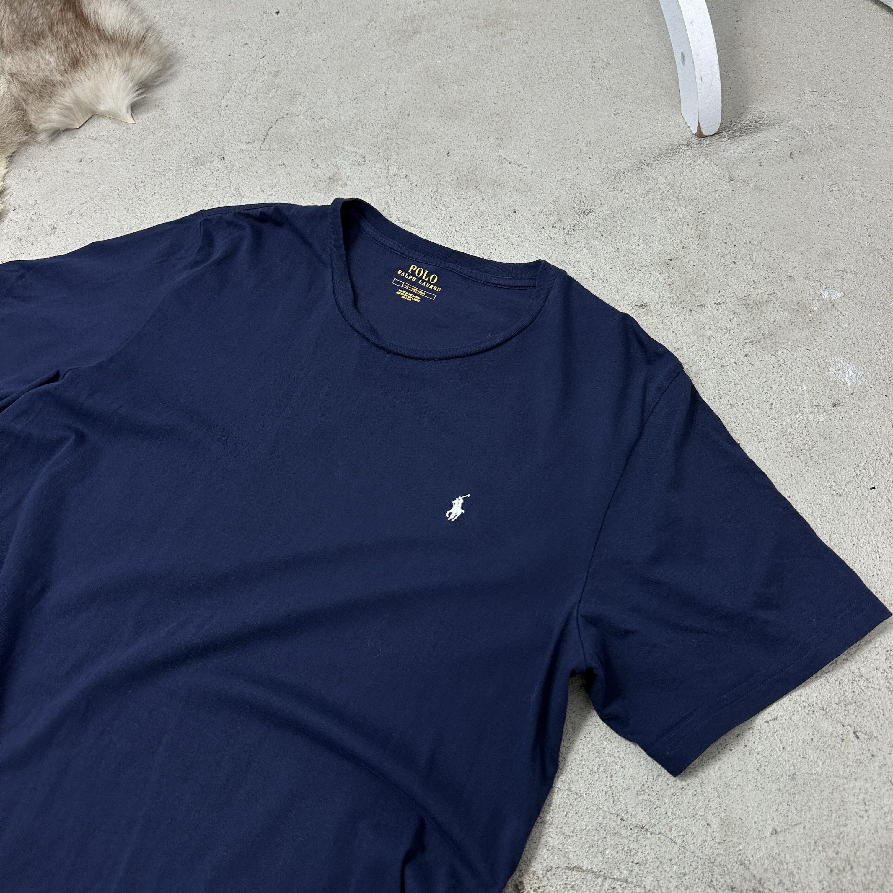 Polo Ralph Lauren Vintage Preppy Sporty Navy Polo Ralph Lauren T-shirt Y2K Size US L / EU 52-54 / 3 - 2 Thumbnail