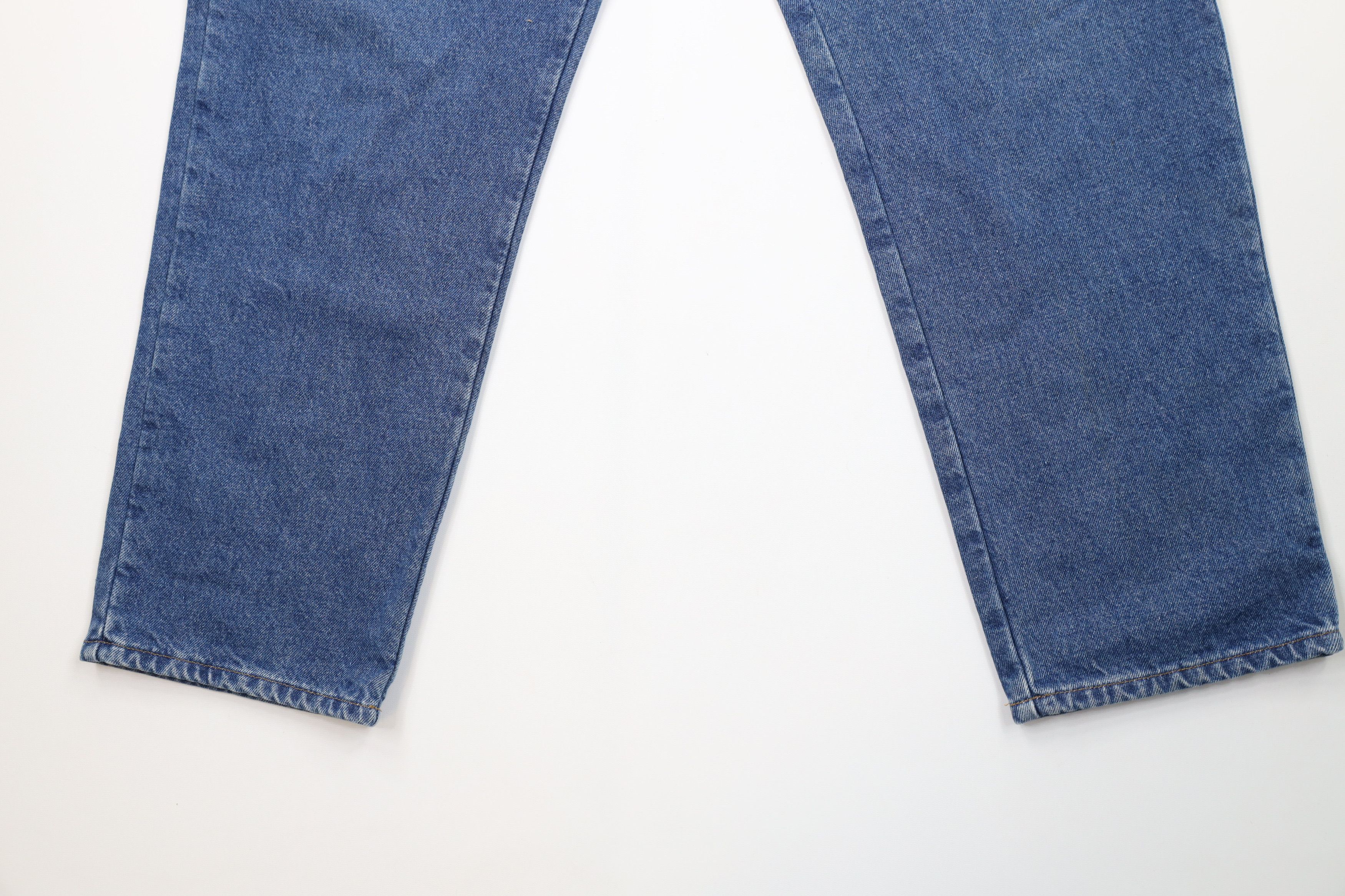 L.L. Bean Vintage LL Bean Natural Fit Flannel Lined Denim Jeans Blue Size US 37 - 5 Thumbnail