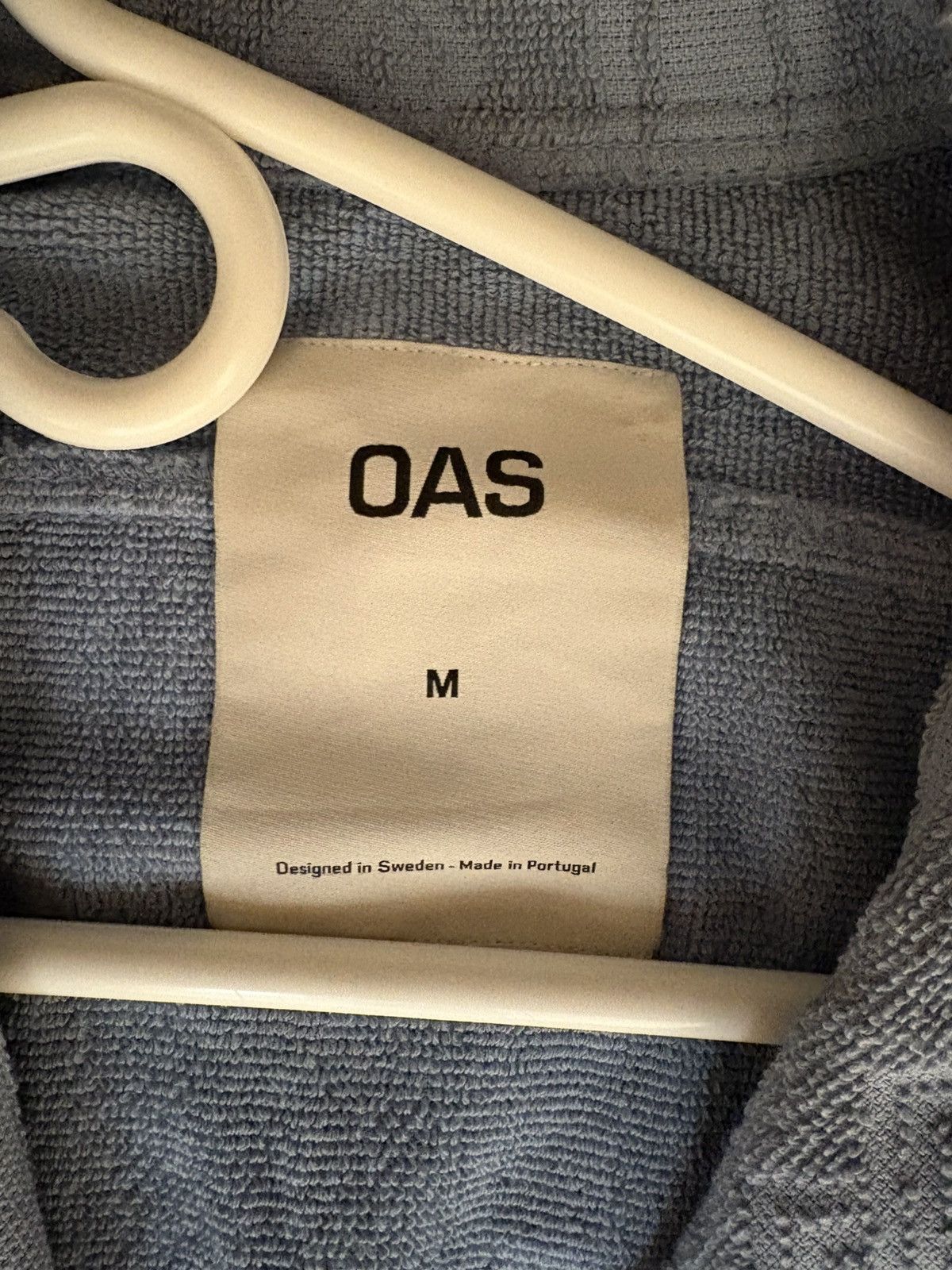 OAS OAS - Blue Patterned Terry Polo Size US M / EU 48-50 / 2 - 2 Thumbnail