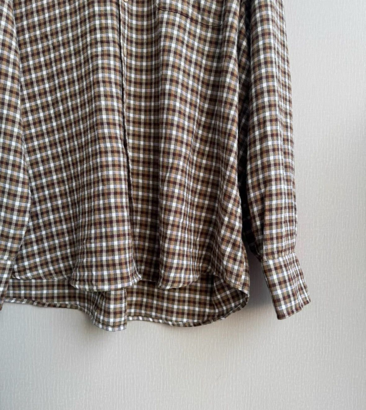 Our Legacy our legacyBrown plaid shirt 2505-Nextarrow Size US M / EU 48-50 / 2 - 4 Thumbnail