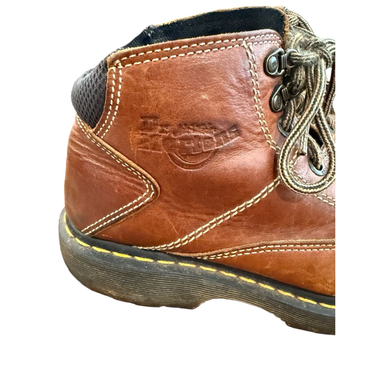 Dr. Martens Dr. Martens Boots Lace Up Mens Size 9 Leather Brown Heavy Duty 8A07 Punk Casual Boots Mens Brown Leather 8A07 Dr. Martens Air Wair 8A07 Size US 9 / EU 42 - 6 Thumbnail