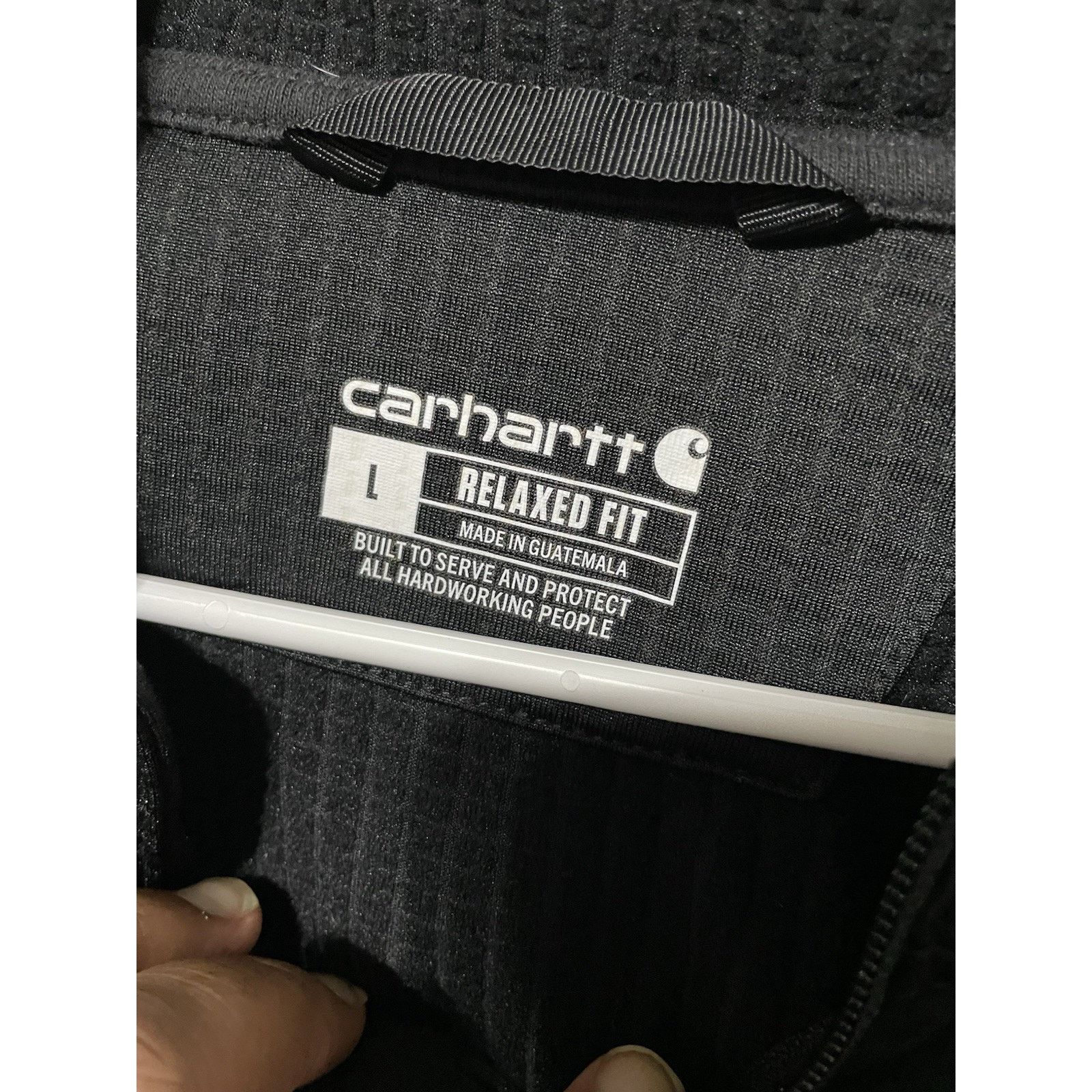 Carhartt Size L-Carhartt Force Mens Relaxed Fit Full-Zip Long Hoodie Size US L / EU 52-54 / 3 - 3 Thumbnail