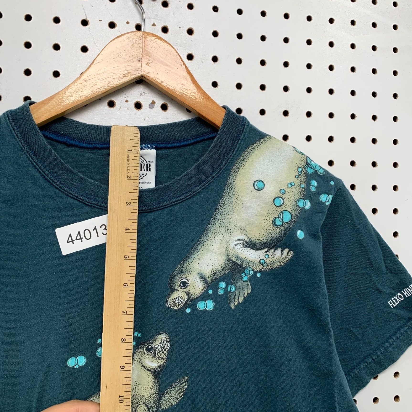 Vintage VINTAGE Turner Manatee Shirt Mens M Green 90s Graphic Crew Neck Short Sleeve USA Mens Size US M / EU 48-50 / 2 - 6 Thumbnail