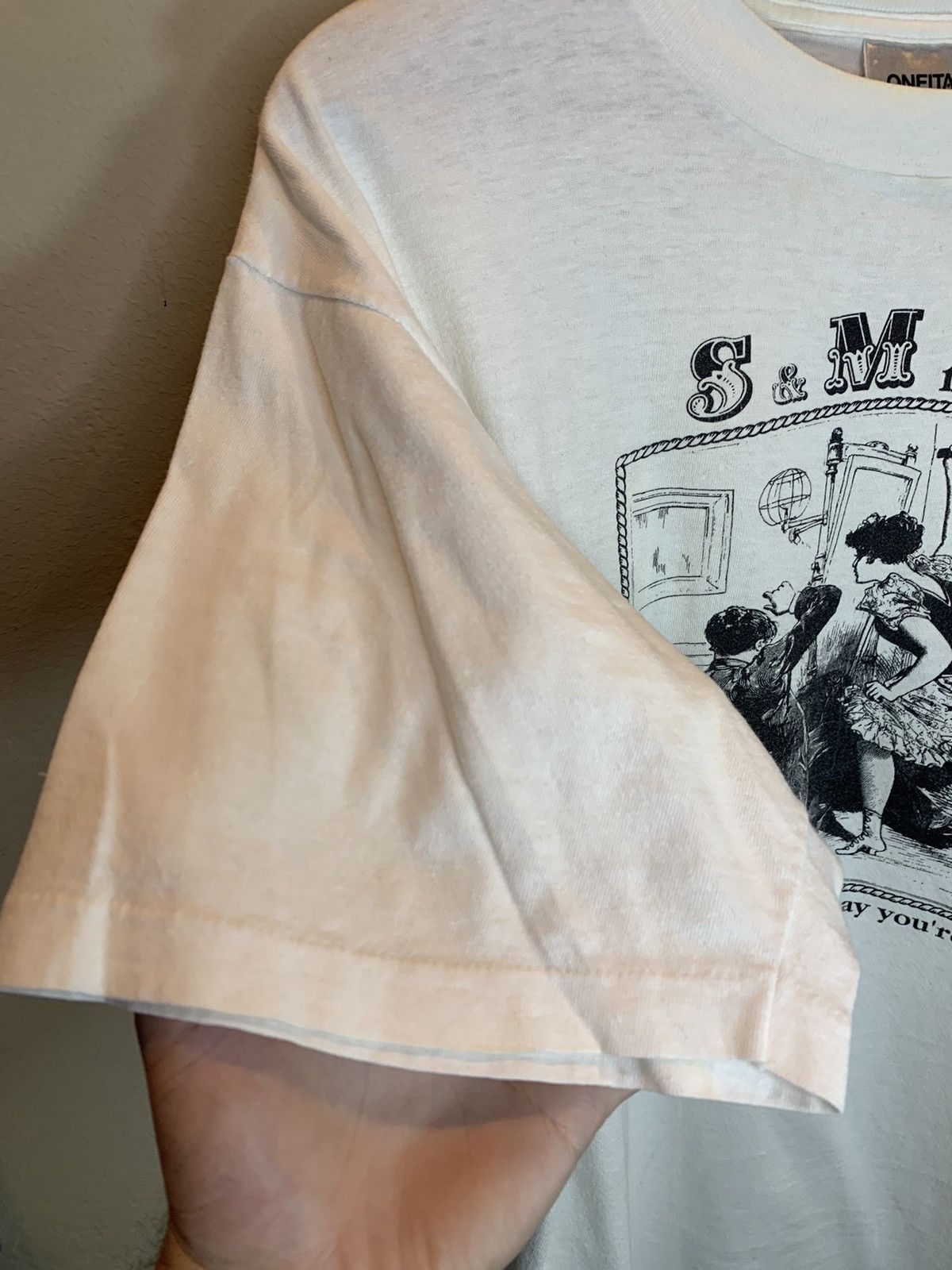 Vintage RARE* Vintage 1991 S&M Means Never Having To Say Sorry Shirt Size US XL / EU 56 / 4 - 5 Thumbnail