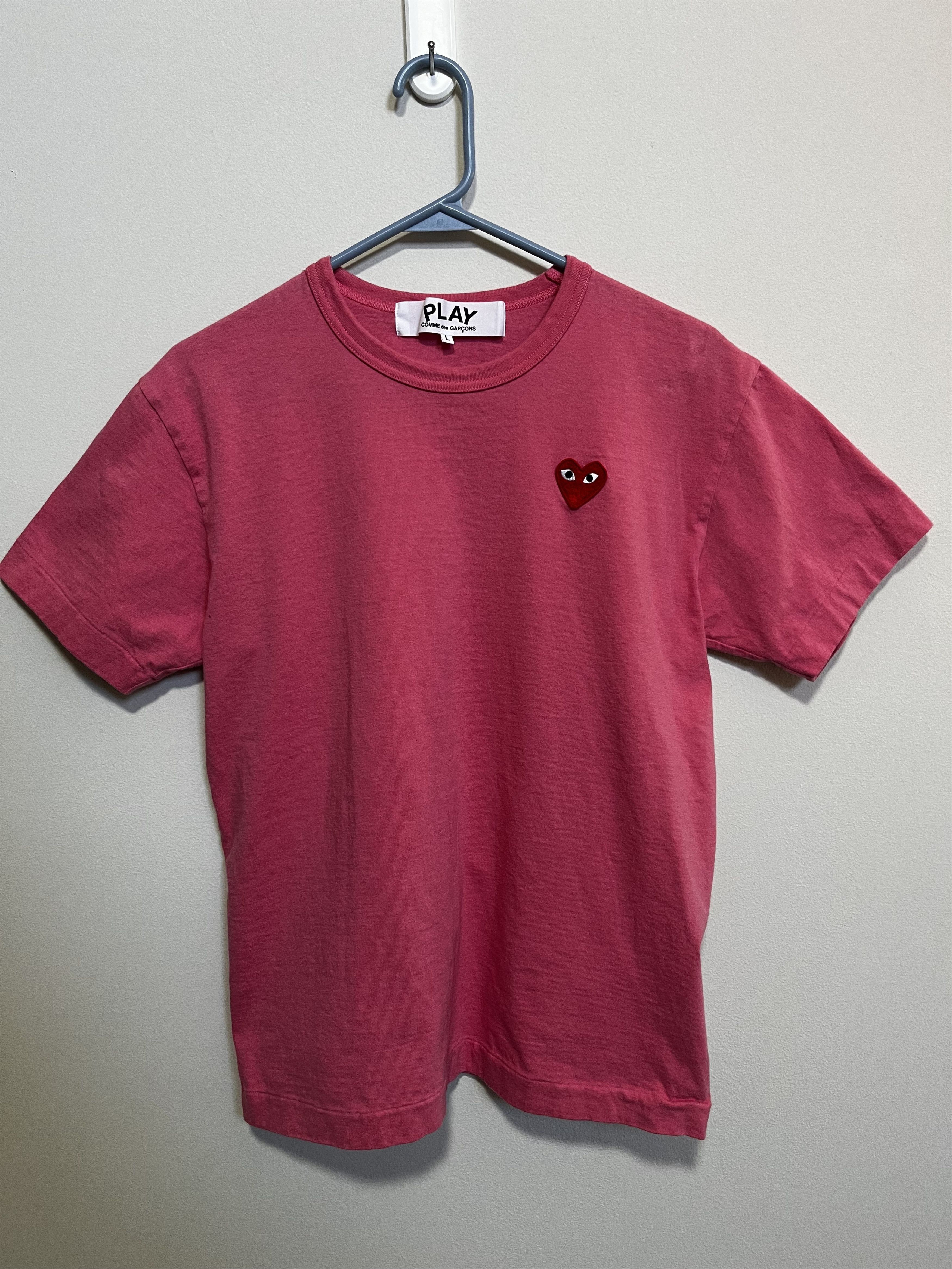 Comme des Garcons Comme des Garcons PLAY Red Heart Logo Tee Size US L / EU 52-54 / 3 - 1 Thumbnail