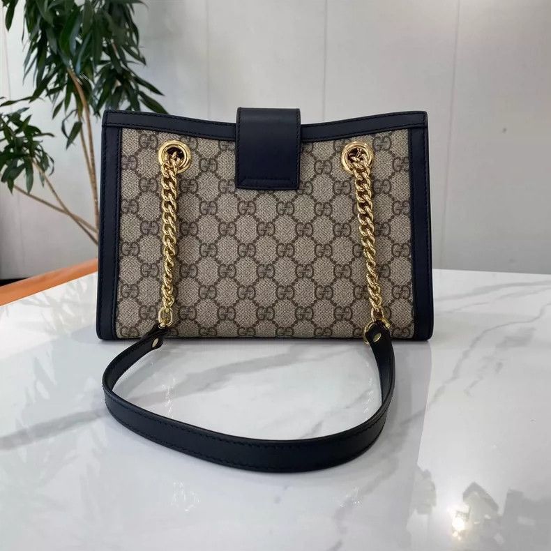 Gucci Gucci Padlock Series Beige/Black Bag-2505 Size ONE SIZE - 2 Thumbnail