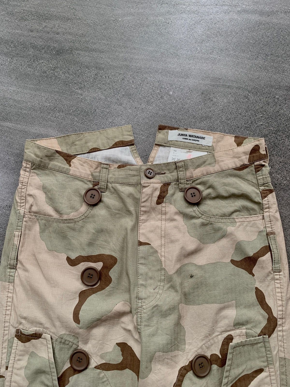 Junya Watanabe FREE IMPORT TAX 2005 Cropped Camo Pants with Flap Pocket Size US 30 / EU 46 - 3 Thumbnail