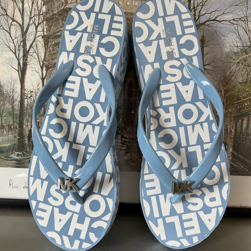 Michael Kors Michael Kors Platform Flip Flops Size US 8 / IT 38 - 2 Thumbnail
