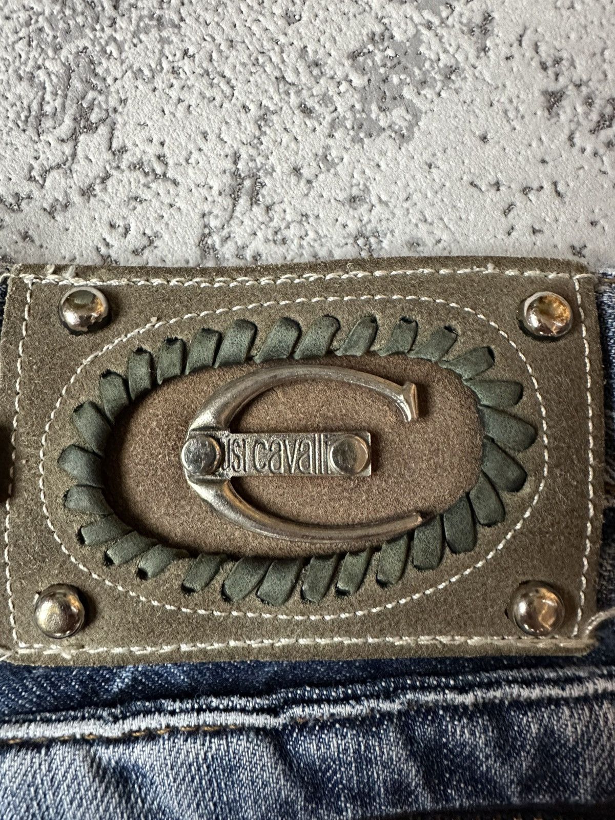 Just Cavalli Denim Just Cavalli Distressed Zipper Pocket Jeans Size US 30 / EU 46 - 4 Thumbnail