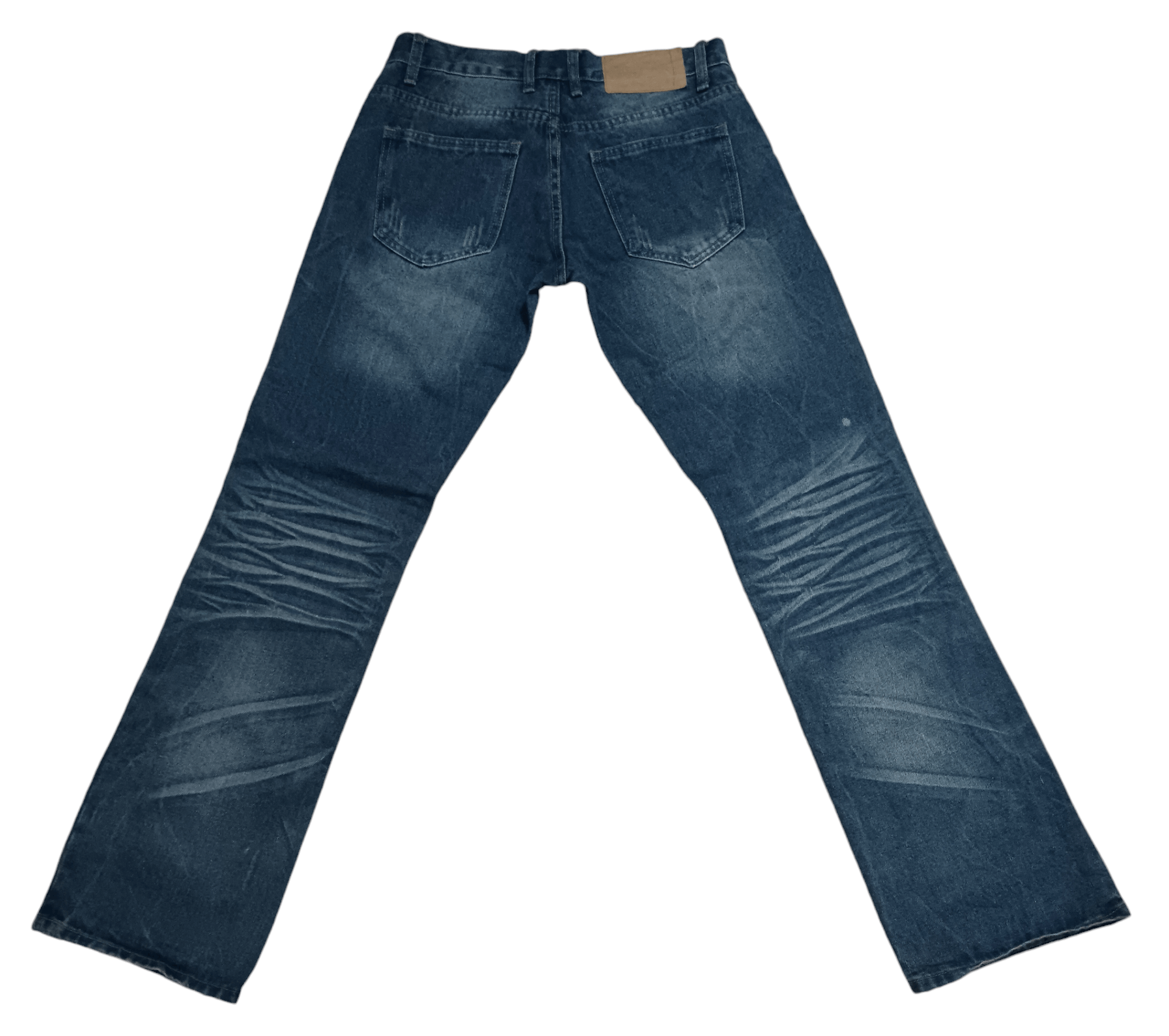 Japanese Brand JAPANESE FLARED SEASONED DISTRESSED DESIGN JEANS Size US 30 / EU 46 - 3 Thumbnail