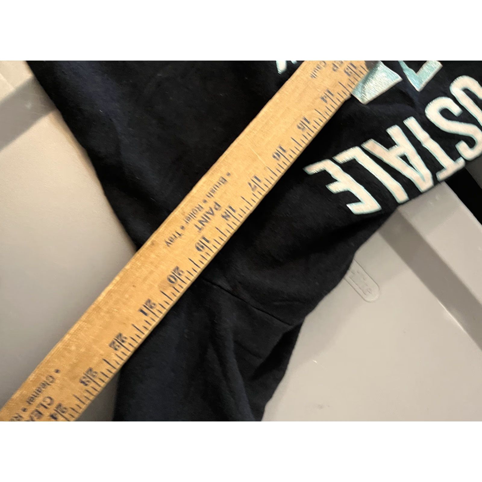 Vintage Aéropostale Hoodie Womens Size Large Black Pullover Shirt Size L / US 10 / IT 46 - 5 Thumbnail
