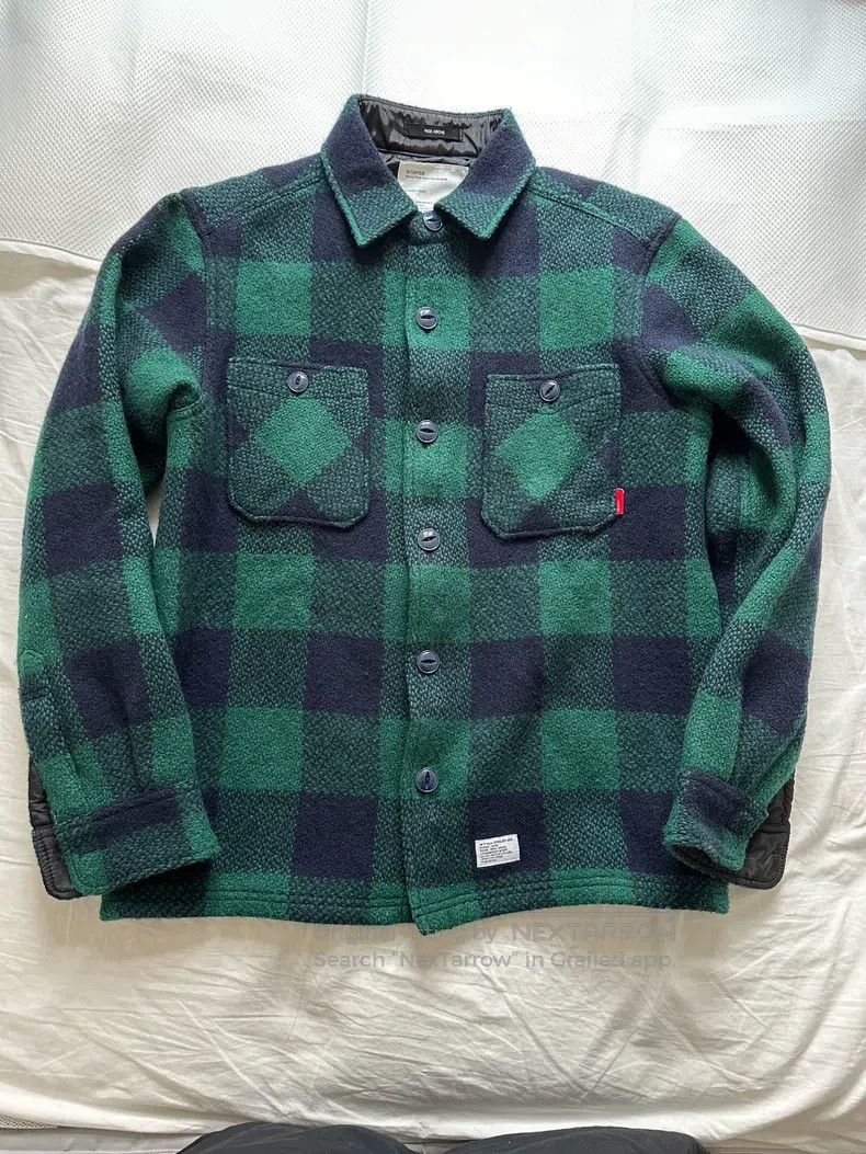 Wtaps Wtaps Black and green plaid shirt Size US S / EU 44-46 / 1 - 1 Thumbnail