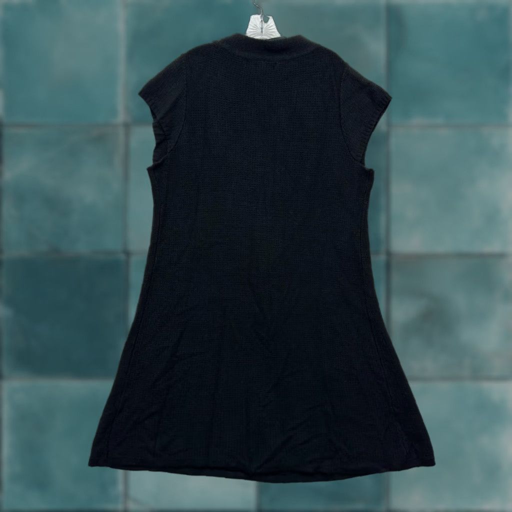 Madison Madison Leigh Plus Size Sweater Midi Dress 1X Black Knit High Mock Neck Career Size XL / US 12-14 / IT 48-50 - 1 Thumbnail