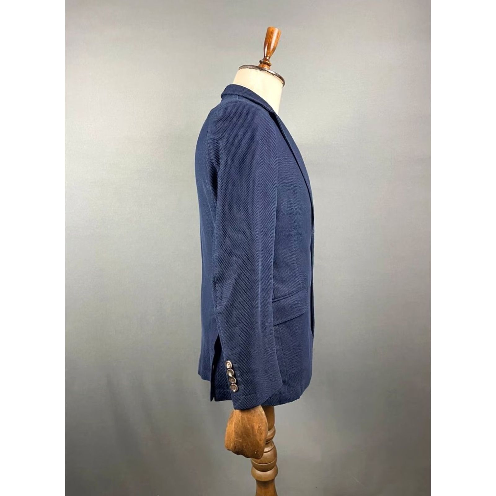 Vintage Pelikamo Jacket Mens Blazer Blue Viscose Long Sleeve Formal Jacket Regular XS? Size US S / EU 44-46 / 1 - 7 Thumbnail