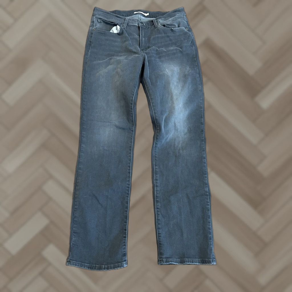 Levi's Womens Levi's Classic Straight Jeans Gray Denim size 10 (30x30) Size 32" / US 10 / IT 46 - 1 Thumbnail