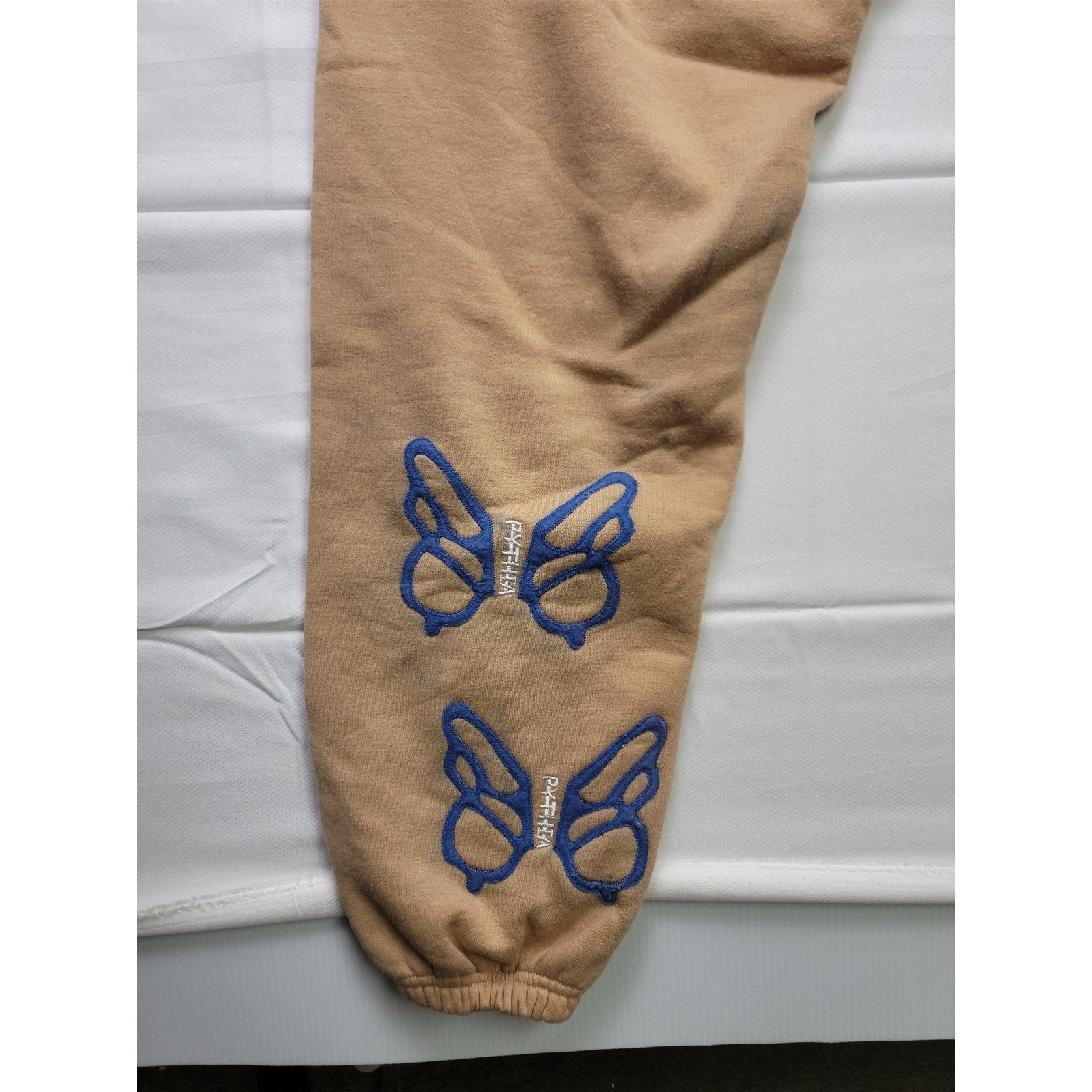 Pythia Pythia Women's Sweatpants XL Cream Workout Butterfly Logo Size 40" / US 18 - 7 Thumbnail