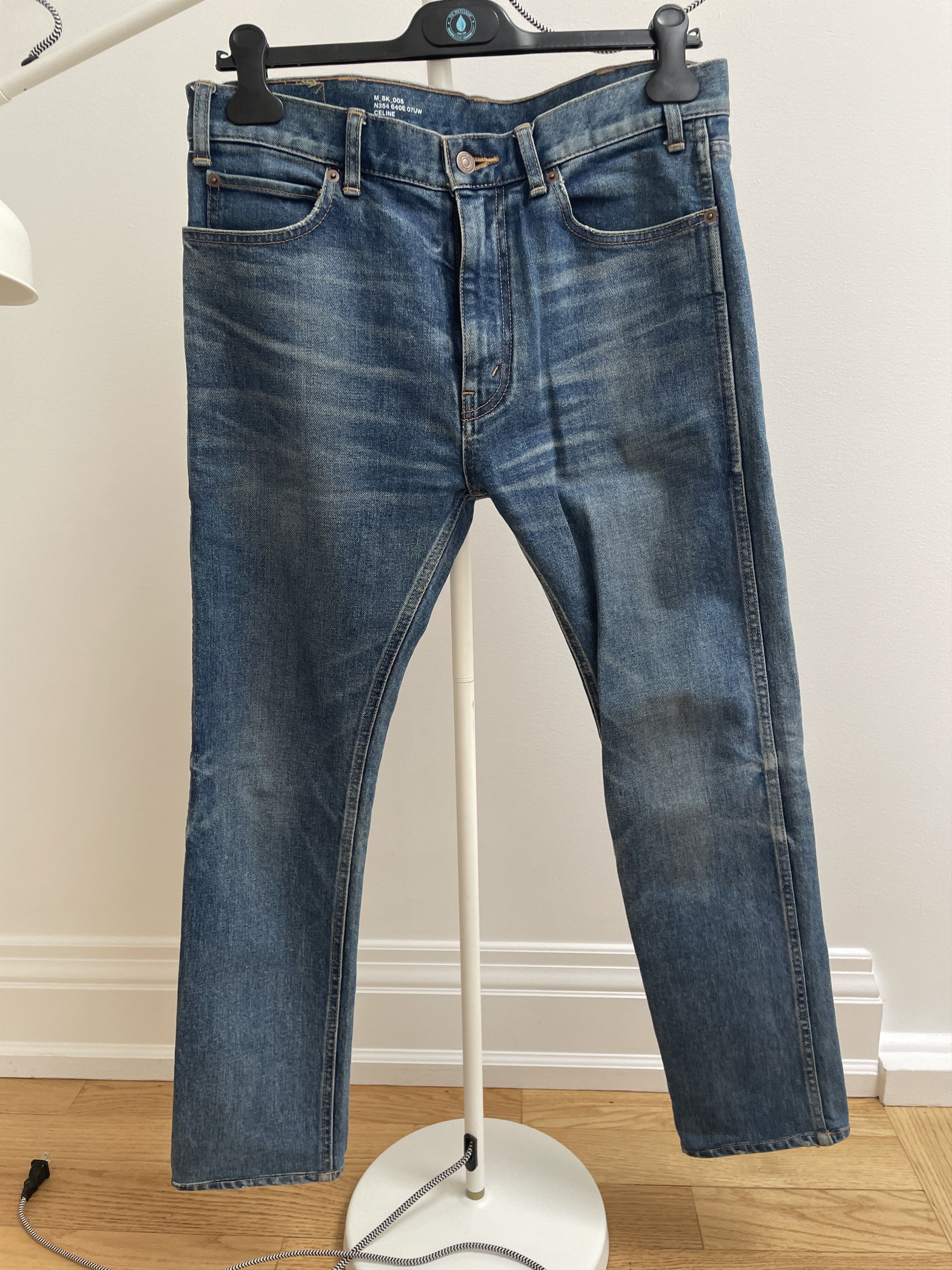 Celine Union Wash Skinny Jeans Size US 31 - 4 Thumbnail