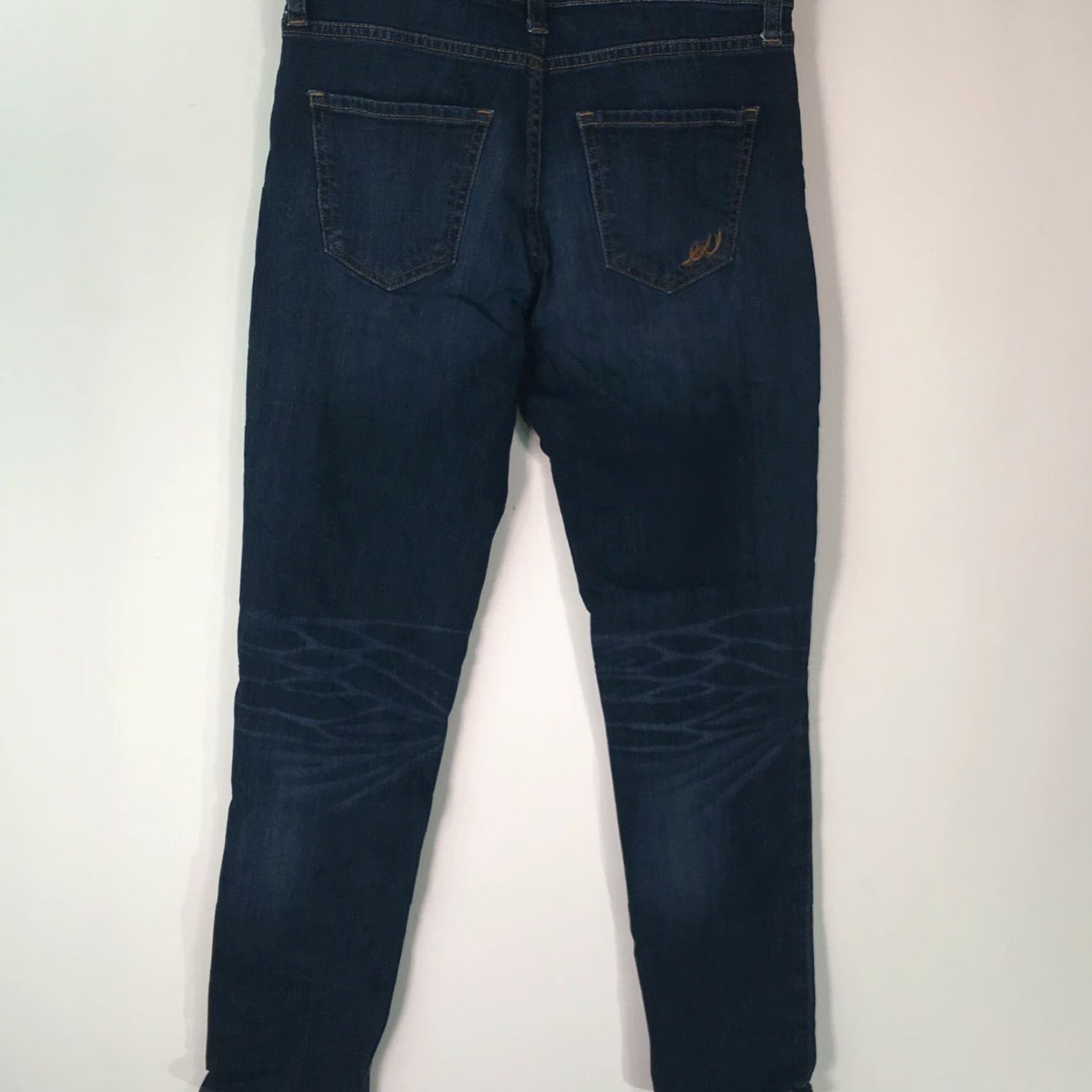 Express Express Women's Skinny Jeans Size 0 - Low Rise Blue Denim, Regular Fit, Casual Style Size 25" / US 0 / IT 36 - 2 Thumbnail