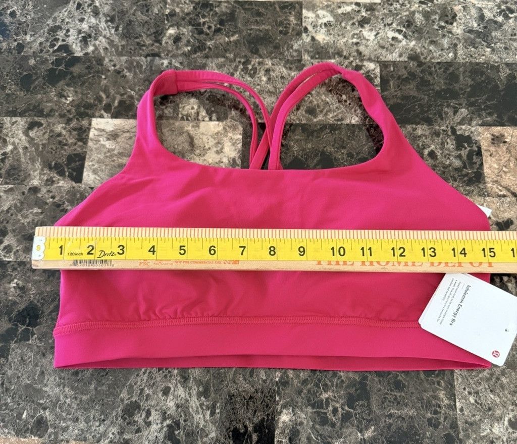 Lululemon LULULEMON ENERGY BRA MEDIUM SUPPORT B/C CUP CALYPSO SIZE 10 Size ONE SIZE - 4 Thumbnail
