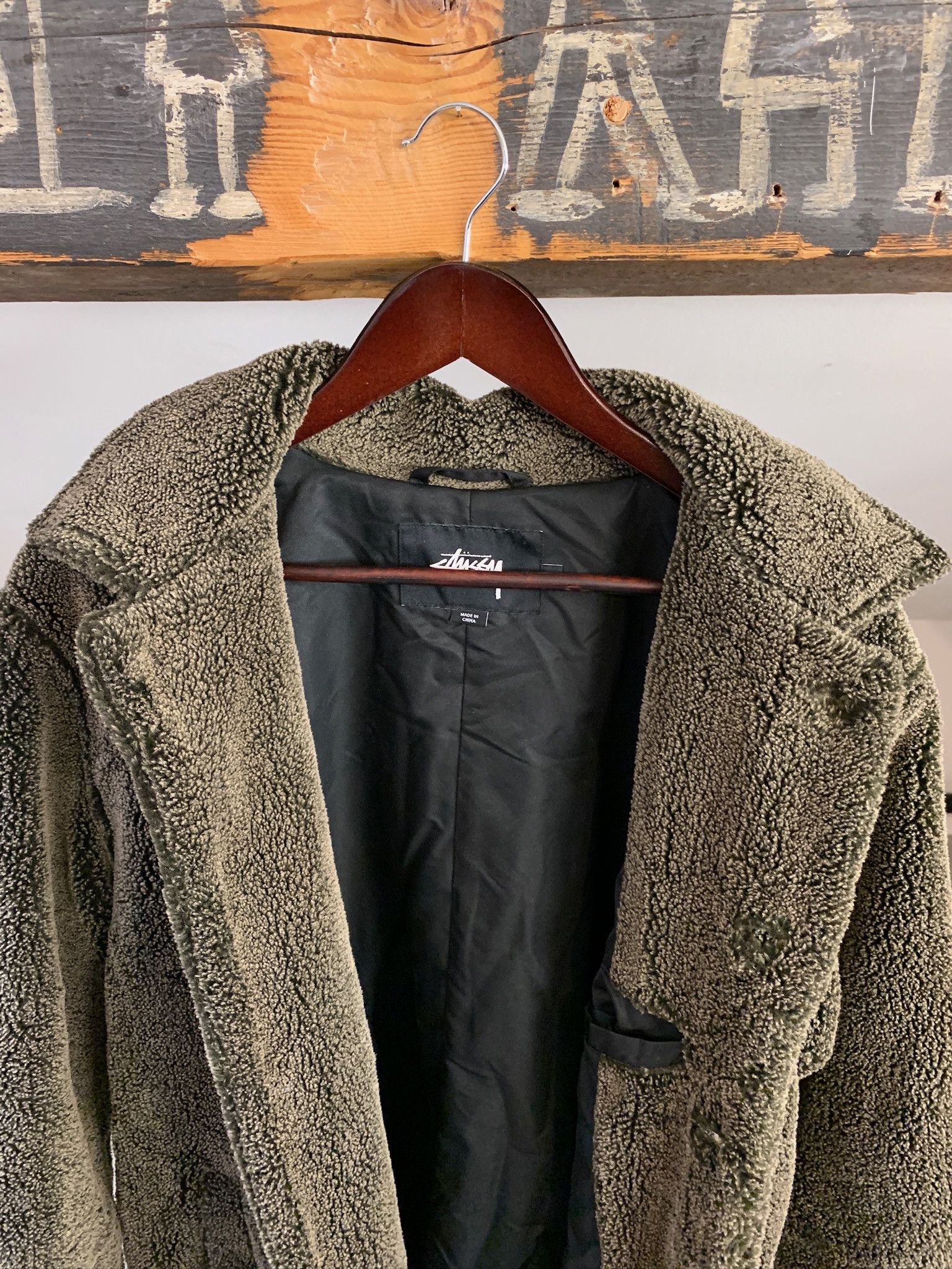 Stussy Rare Stüssy Faux Fur Coat In Brown/Black Size US S / EU 44-46 / 1 - 4 Thumbnail
