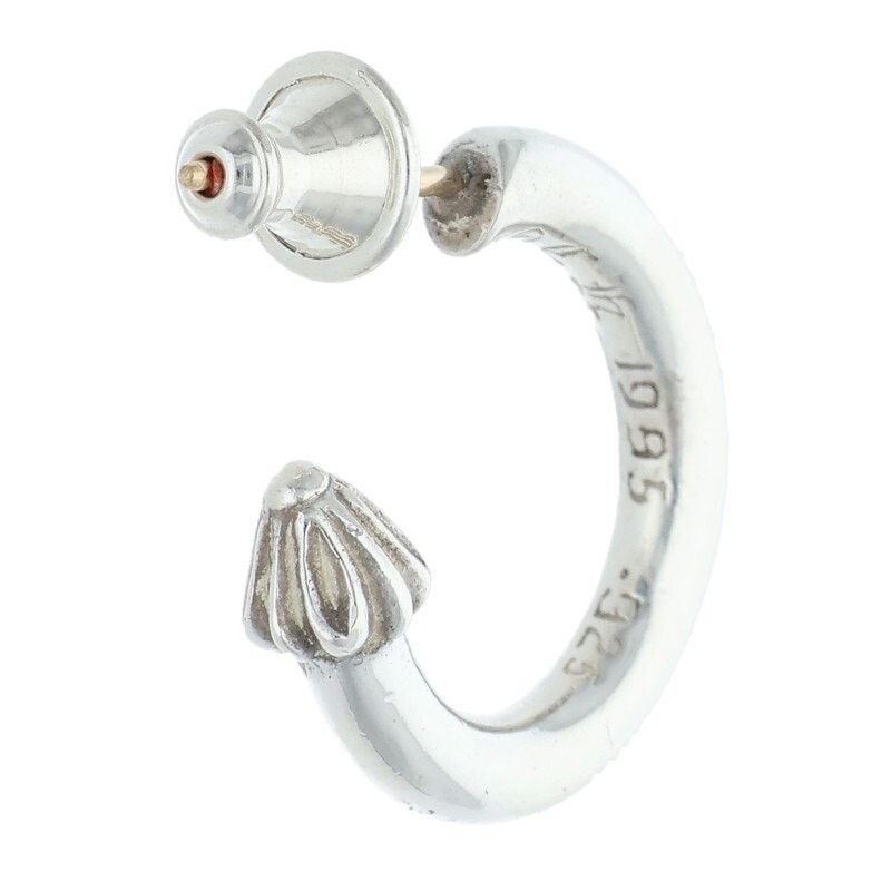 Chrome Hearts Chrome Hearts Plain Hoop Silver Earring Size ONE SIZE - 2 Thumbnail