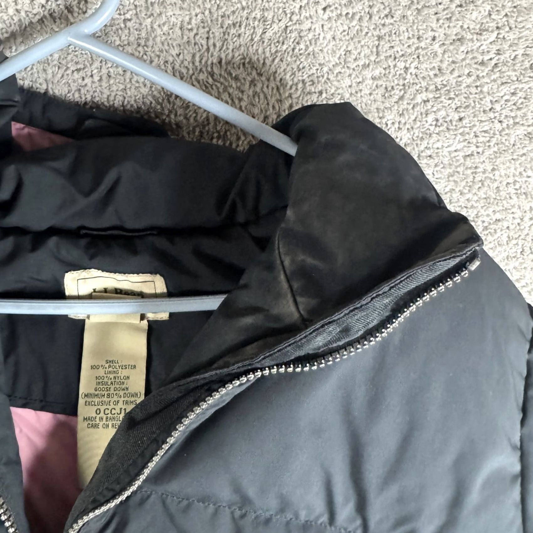 Vintage L.L.Bean Jacket Womens XL Black Down Puffer Hooded Faux Fur Trim Winter Size XL / US 12-14 / IT 48-50 - 7 Thumbnail