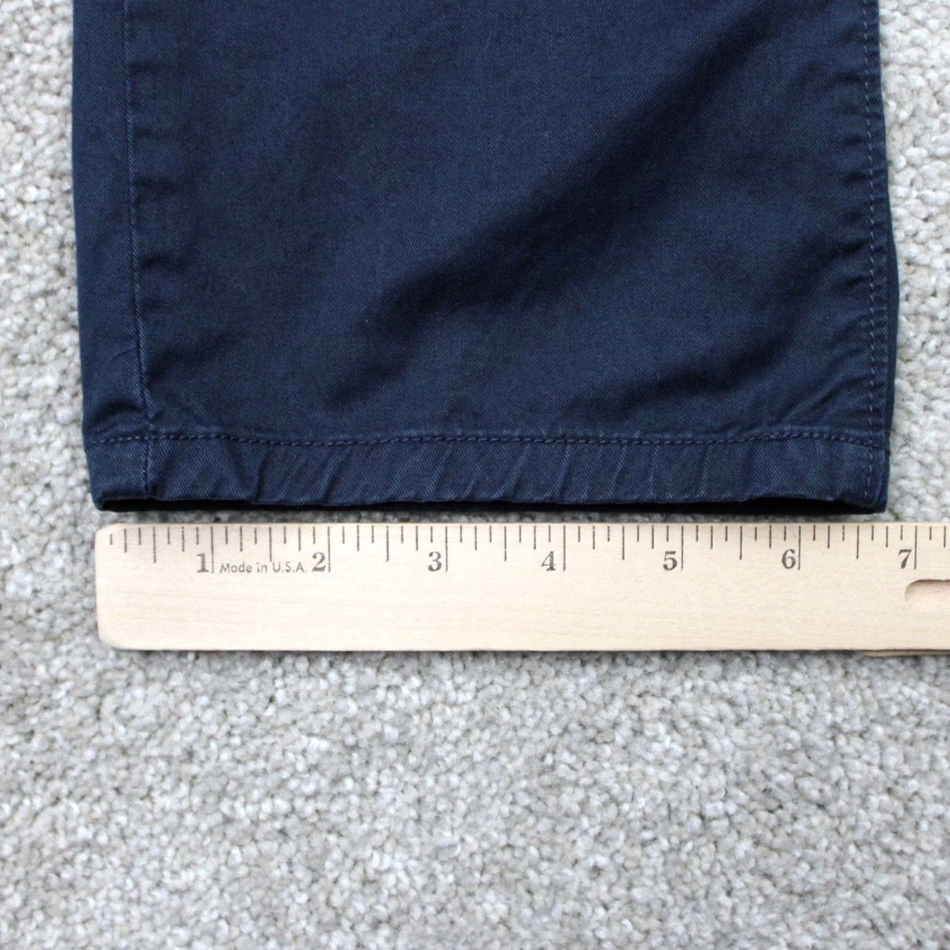 UNTUCKit UNTUCKit Pants Mens 32x32 Blue 5-Pocket Straight Fit Pima Cotton Stretch Slim Chino Shirt Style Casual Mens Regular Size 32 Blue Pants Size US 32 / EU 48 - 4 Thumbnail