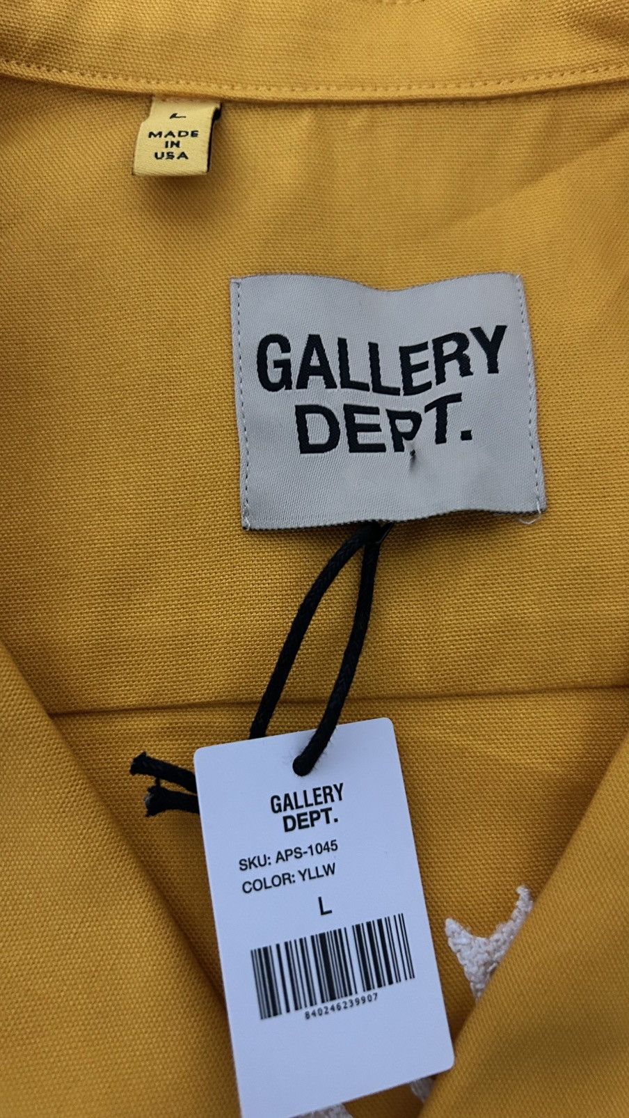 Gallery Dept. Gallery Dept Yellow Atelier Parker Short S Button Medium Size US M / EU 48-50 / 2 - 12 Thumbnail