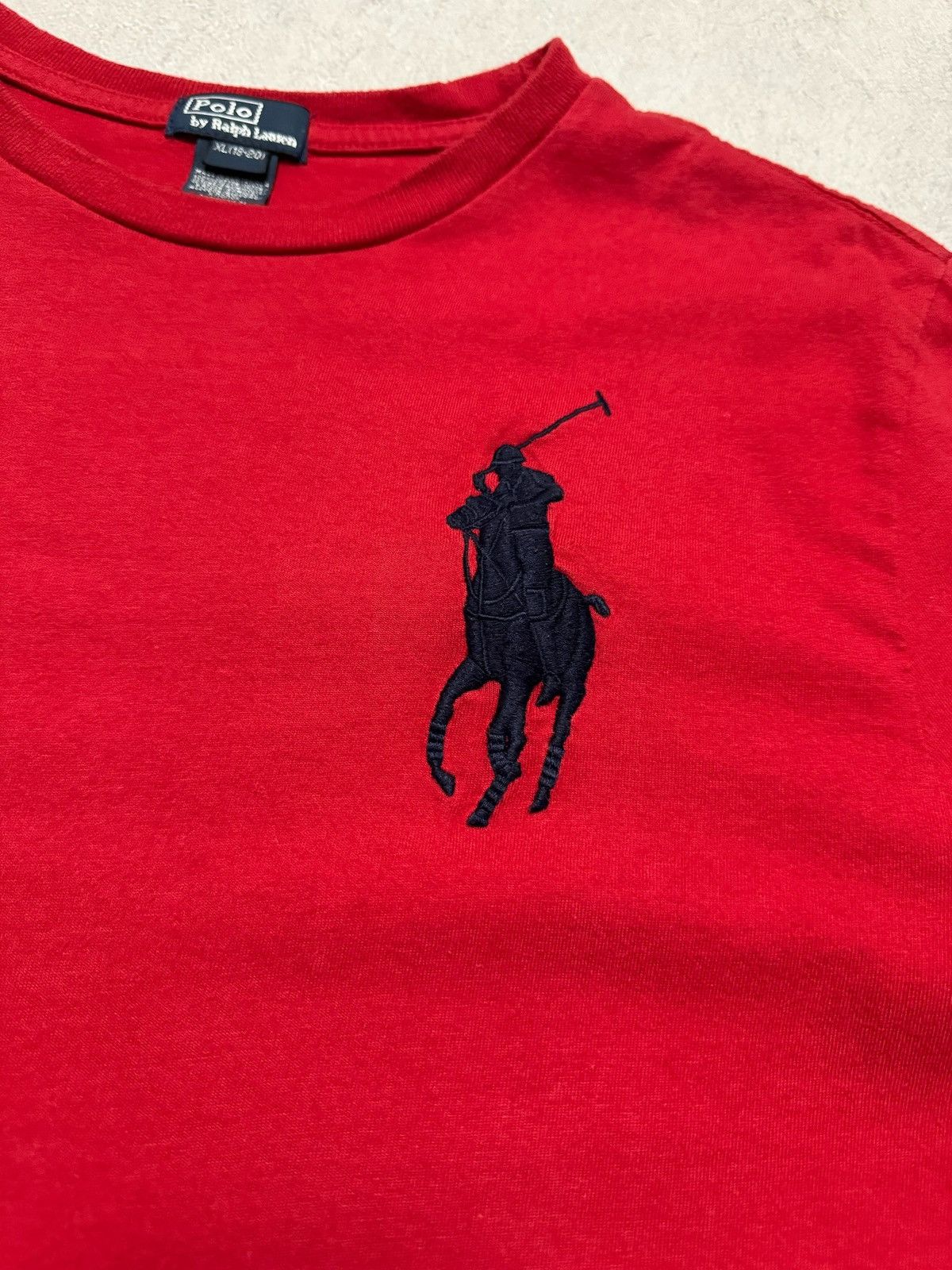 Polo Ralph Lauren × Vintage Vintage Polo Ralph Lauren T Shirt USA #3 Big Logo Y2K 90s Size US M / EU 48-50 / 2 - 7 Thumbnail