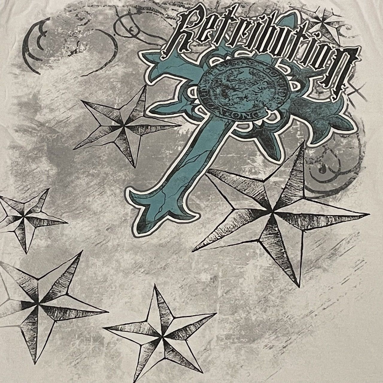 Affliction × Ed Hardy × Tapout Rare Wings Cross Tee Y2K Affliction Style Size US XXL / EU 58 / 5 - 2 Thumbnail