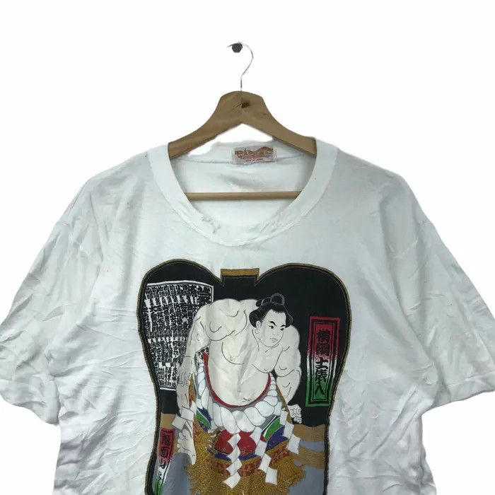 Japanese Brand Vtg 90’ SUMO ART Work Painting Made In JAPAN Souvenir Tee Size US M / EU 48-50 / 2 - 2 Thumbnail