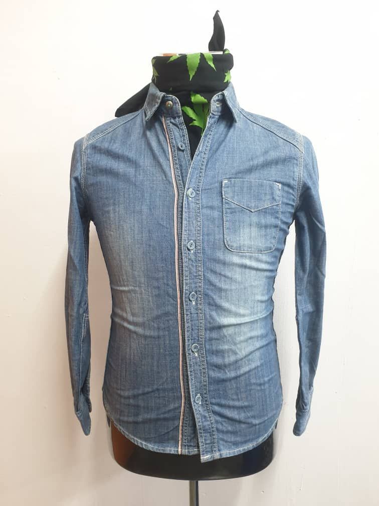 Japanese Brand Simplicite plus salvedge design chambray shirt Size US M / EU 48-50 / 2 - 8 Thumbnail