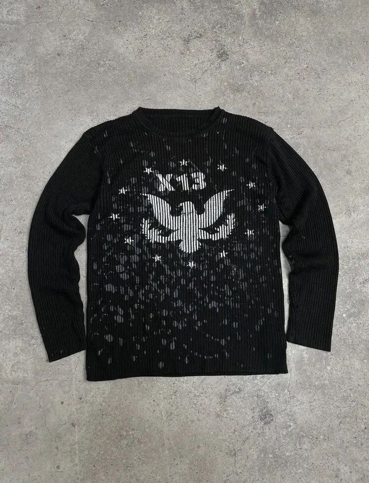 Diesel Vintage Avant Garde Style Striped Sweater Faded Knitted Y2K Size US M / EU 48-50 / 2 - 2 Thumbnail