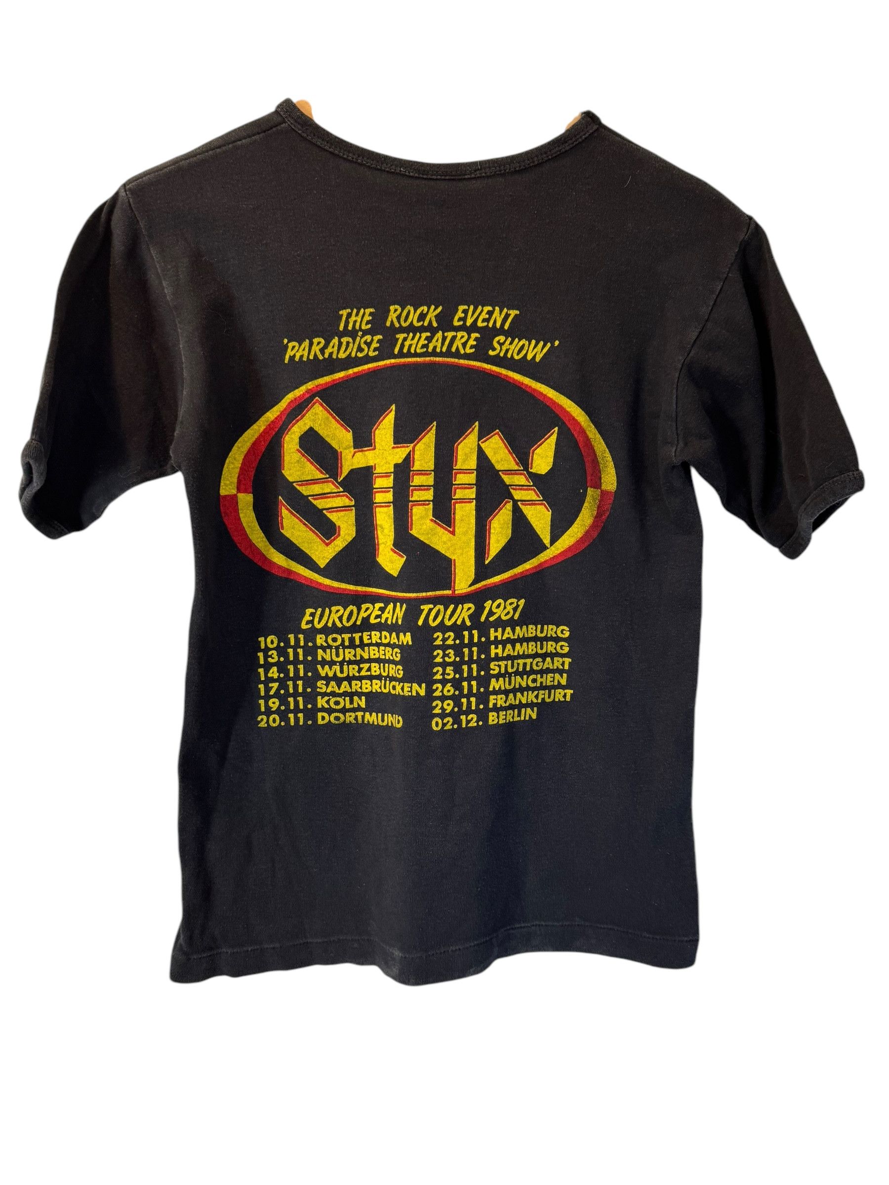 Band Tees × Vintage 1981 Styx Paradise Theatre Show European Tour Size XL / US 12-14 / IT 48-50 - 2 Thumbnail